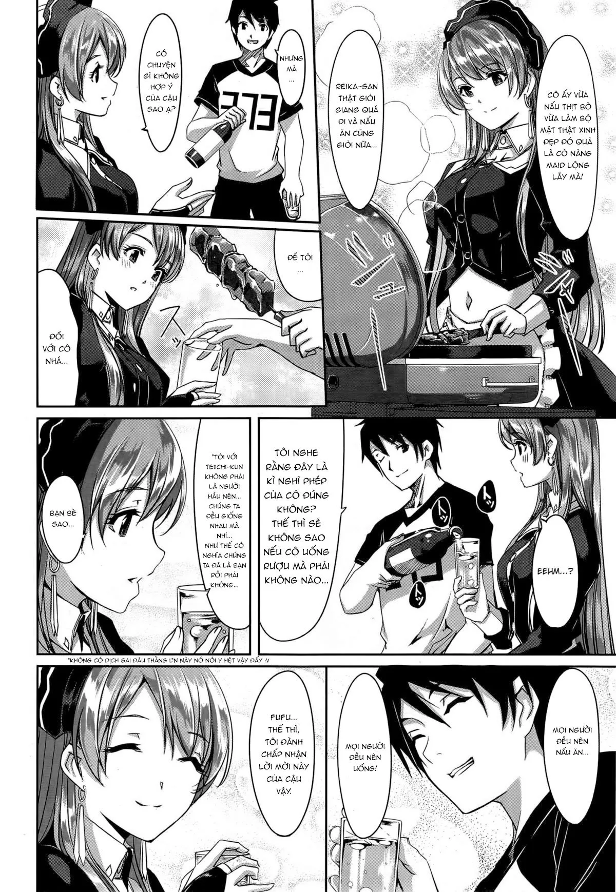 HentaiVN.net - Ảnh 11 - Reika wa Karei na Boku no Maid - Chap 3
