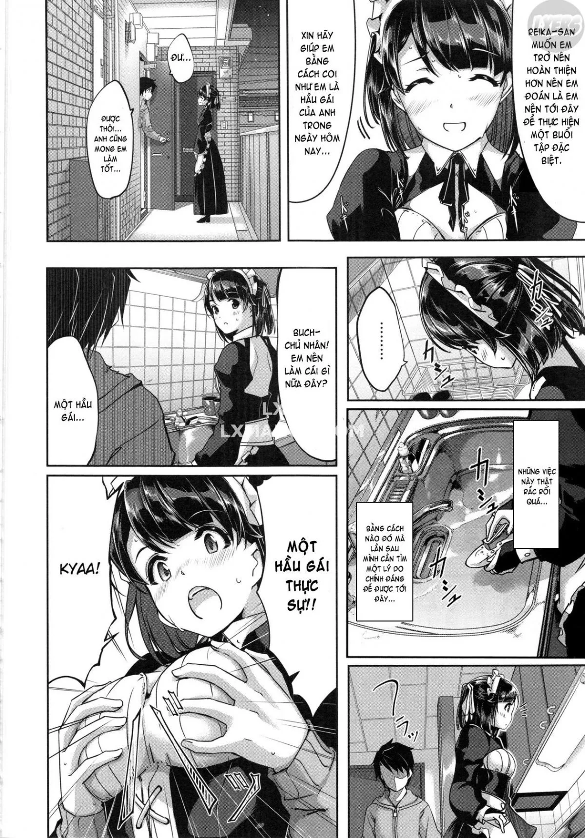 HentaiVN.net - Ảnh 5 - Reika wa Karei na Boku no Maid - Chap 5
