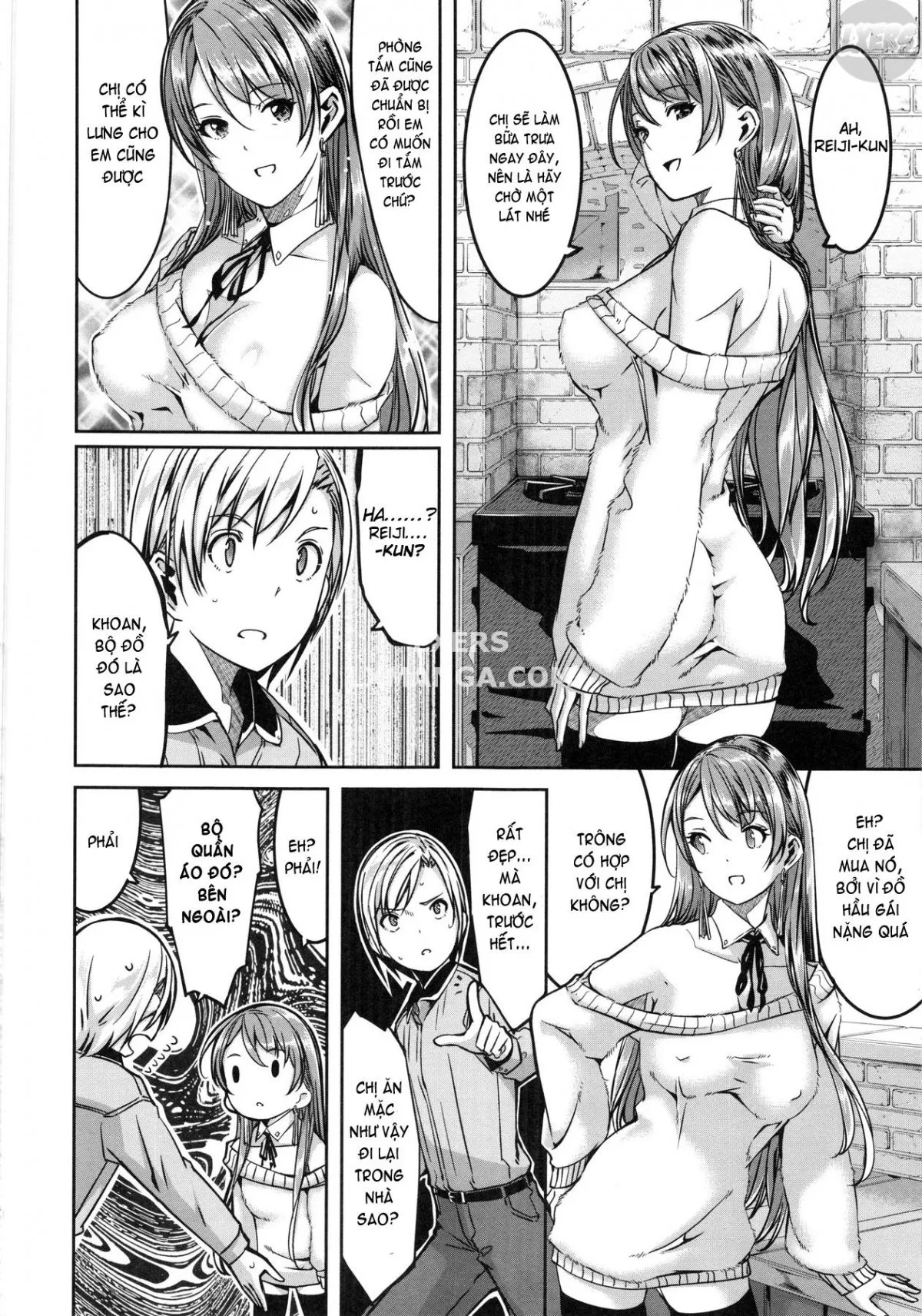 HentaiVN.net - Ảnh 5 - Reika wa Karei na Boku no Maid - Chap 8