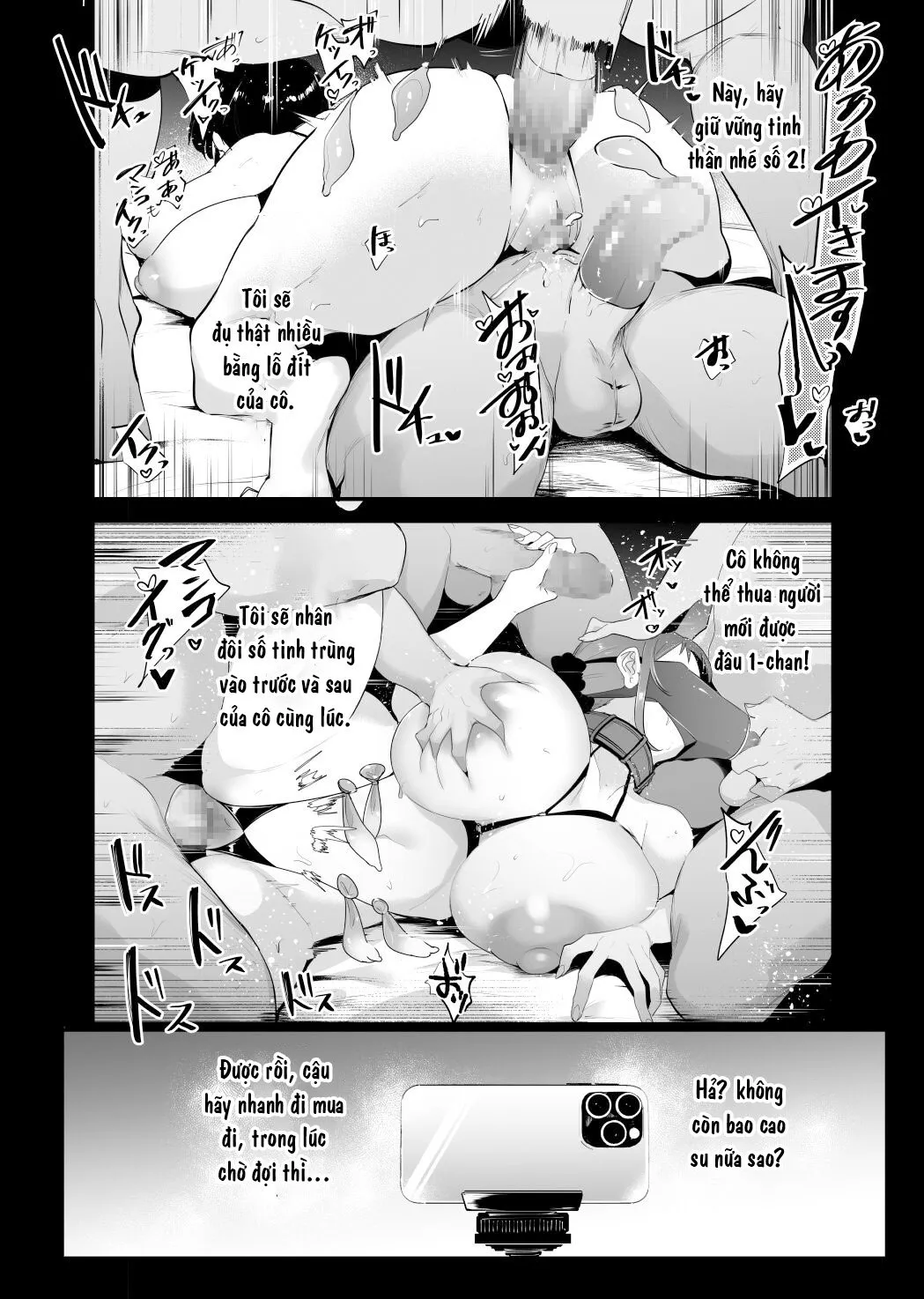 HentaiVN.net - Ảnh 15 - Cô vợ dâm với chiếc mặt nạ bún cua Part 2 [Fella Mask Fujin - Takahashi Reiko Fujin no Baai] - Chap 2