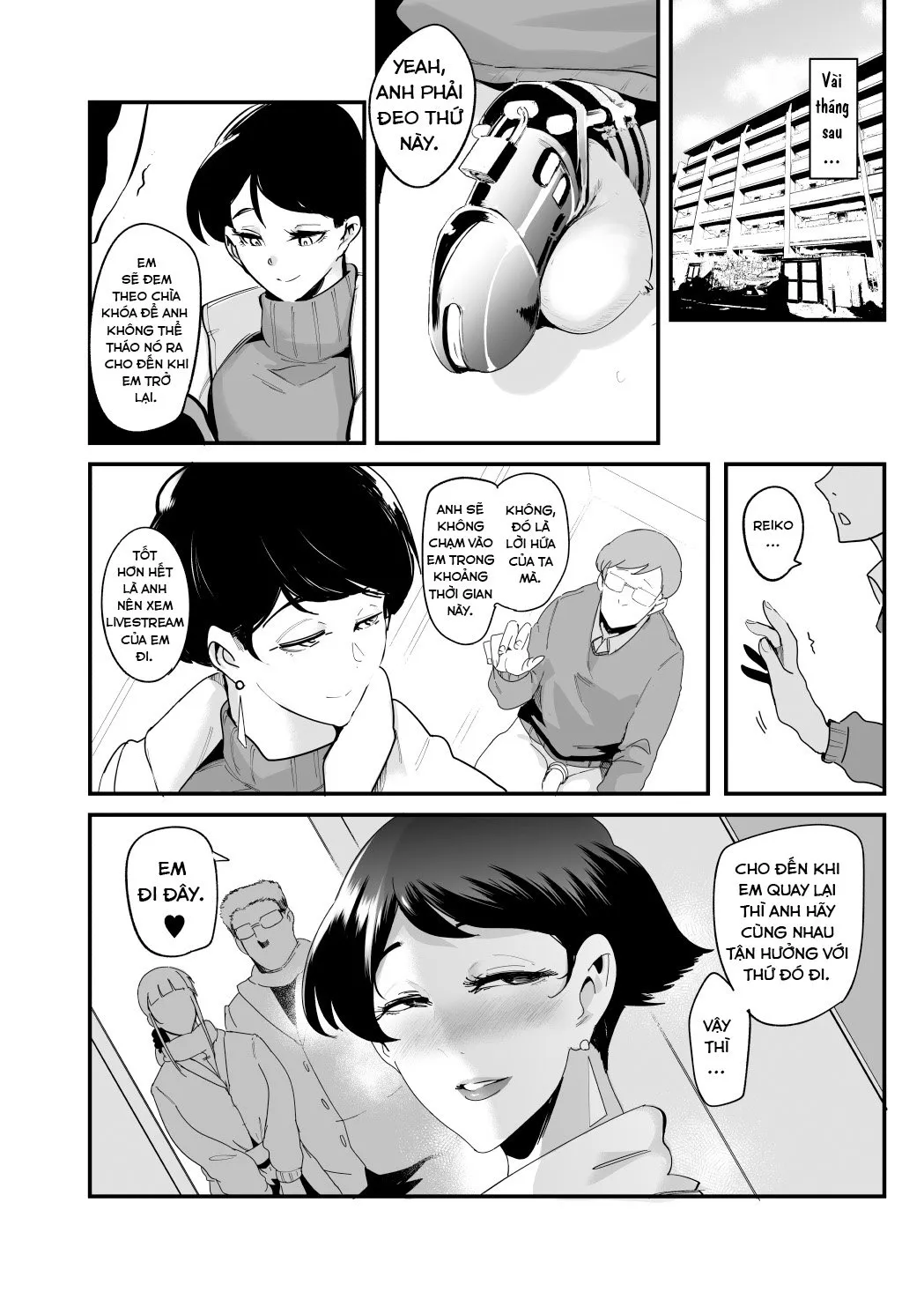 HentaiVN.net - Ảnh 19 - Cô vợ dâm với chiếc mặt nạ bún cua Part 2 [Fella Mask Fujin - Takahashi Reiko Fujin no Baai] - Chap 2