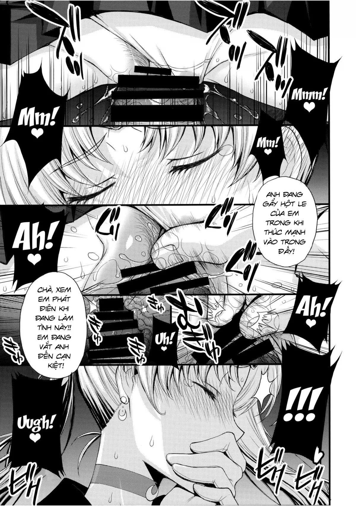 HentaiVN.net - Ảnh 15 - Usagi no Junjou! Chin Make Bishoujo Senshi! [As Innocent as a Bunny! The Pretty Guardian Loses to the Dick!] - Đạo tàn bụ âyy (●♡∀♡)