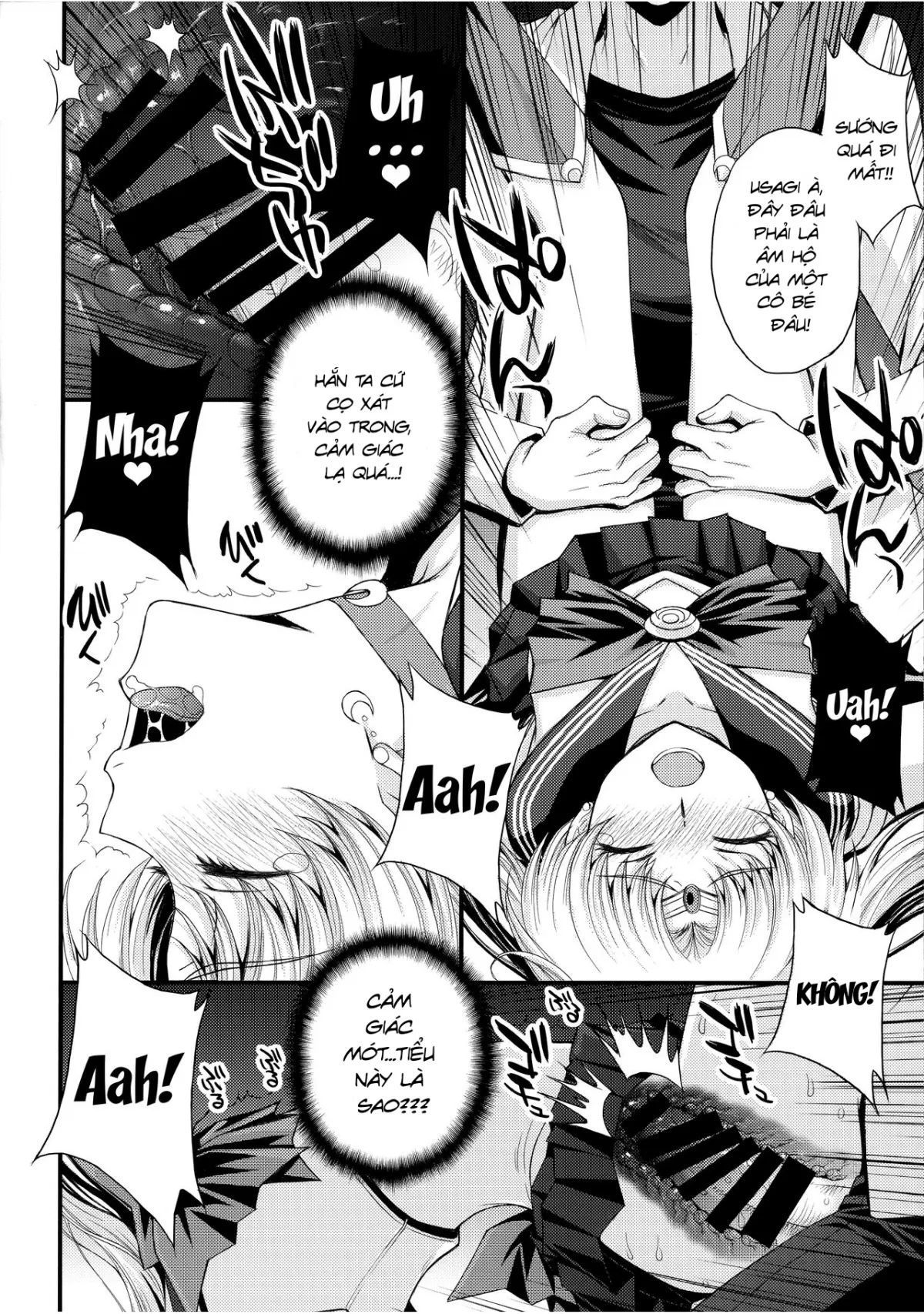 HentaiVN.net - Ảnh 16 - Usagi no Junjou! Chin Make Bishoujo Senshi! [As Innocent as a Bunny! The Pretty Guardian Loses to the Dick!] - Đạo tàn bụ âyy (●♡∀♡)