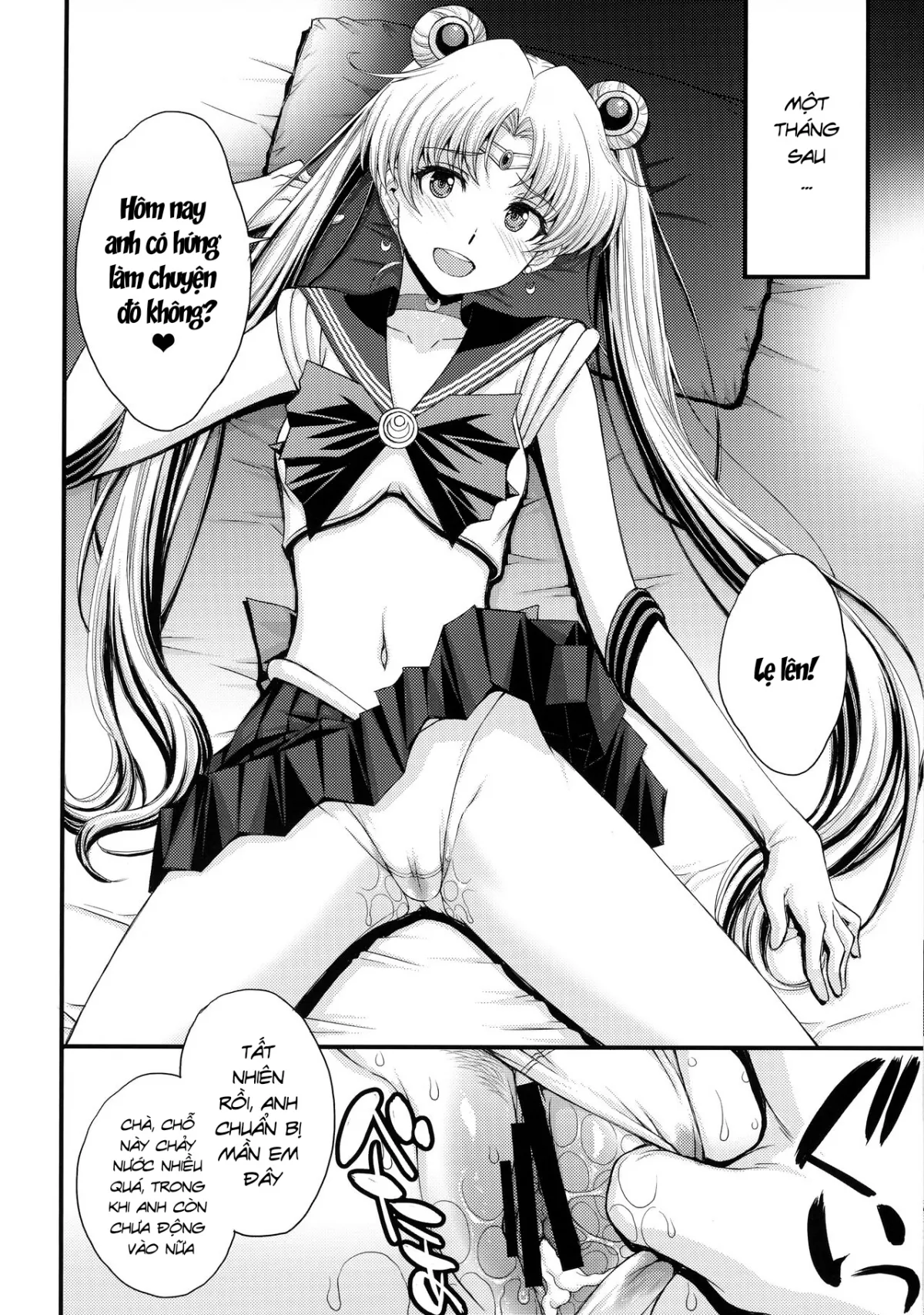 HentaiVN.net - Ảnh 20 - Usagi no Junjou! Chin Make Bishoujo Senshi! [As Innocent as a Bunny! The Pretty Guardian Loses to the Dick!] - Đạo tàn bụ âyy (●♡∀♡)