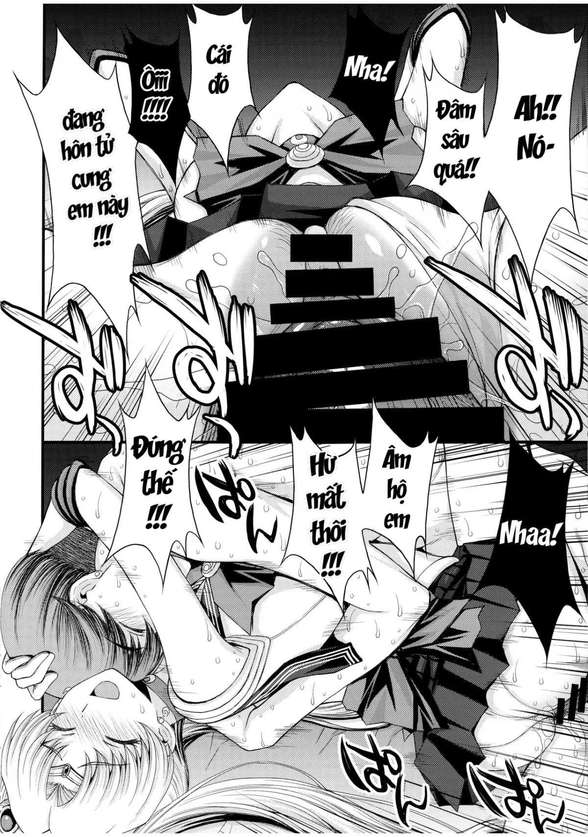 HentaiVN.net - Ảnh 22 - Usagi no Junjou! Chin Make Bishoujo Senshi! [As Innocent as a Bunny! The Pretty Guardian Loses to the Dick!] - Đạo tàn bụ âyy (●♡∀♡)