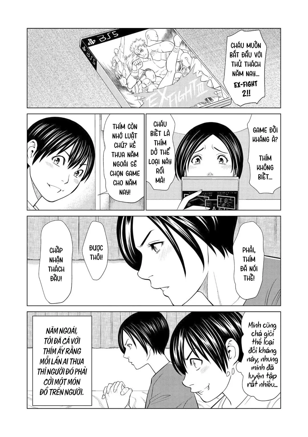 HentaiVN.net - Ảnh 3 - Trò chơi bí mật với thím [Himitsu No Shoubu; The Secret Game] - Oneshot