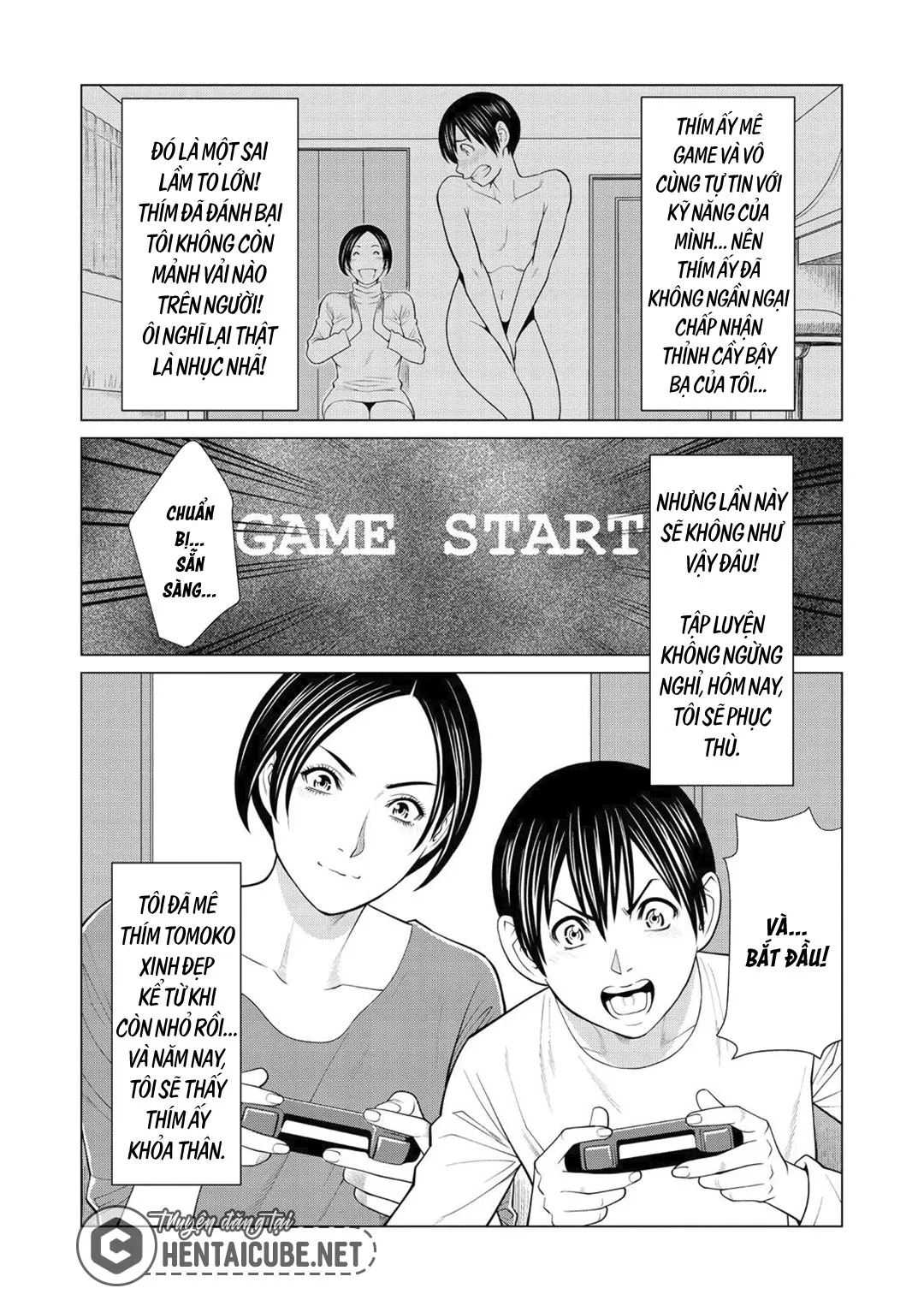 HentaiVN.net - Ảnh 4 - Trò chơi bí mật với thím [Himitsu No Shoubu; The Secret Game] - Oneshot