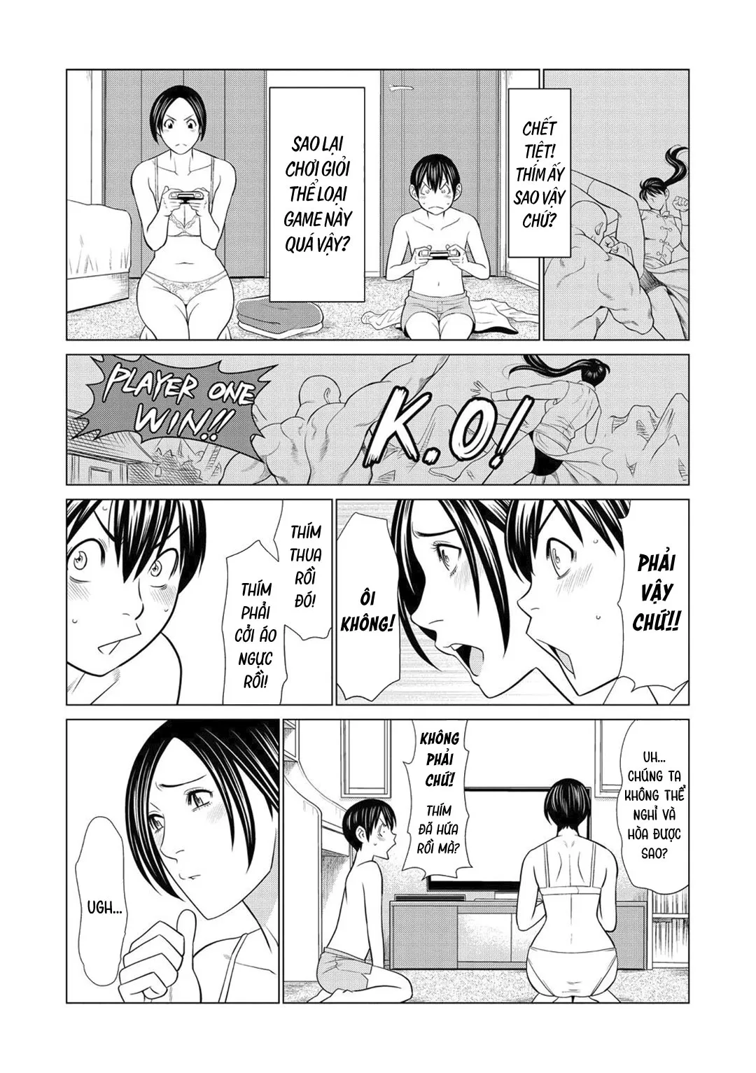 HentaiVN.net - Ảnh 5 - Trò chơi bí mật với thím [Himitsu No Shoubu; The Secret Game] - Oneshot