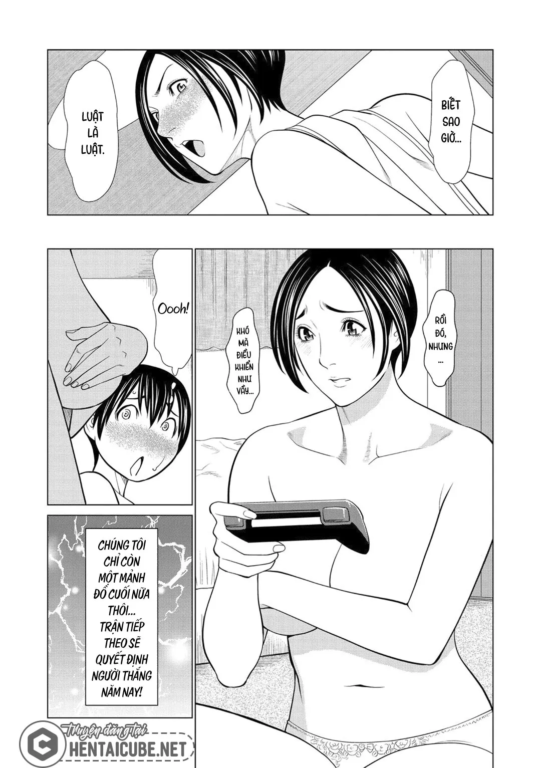 HentaiVN.net - Ảnh 6 - Trò chơi bí mật với thím [Himitsu No Shoubu; The Secret Game] - Oneshot