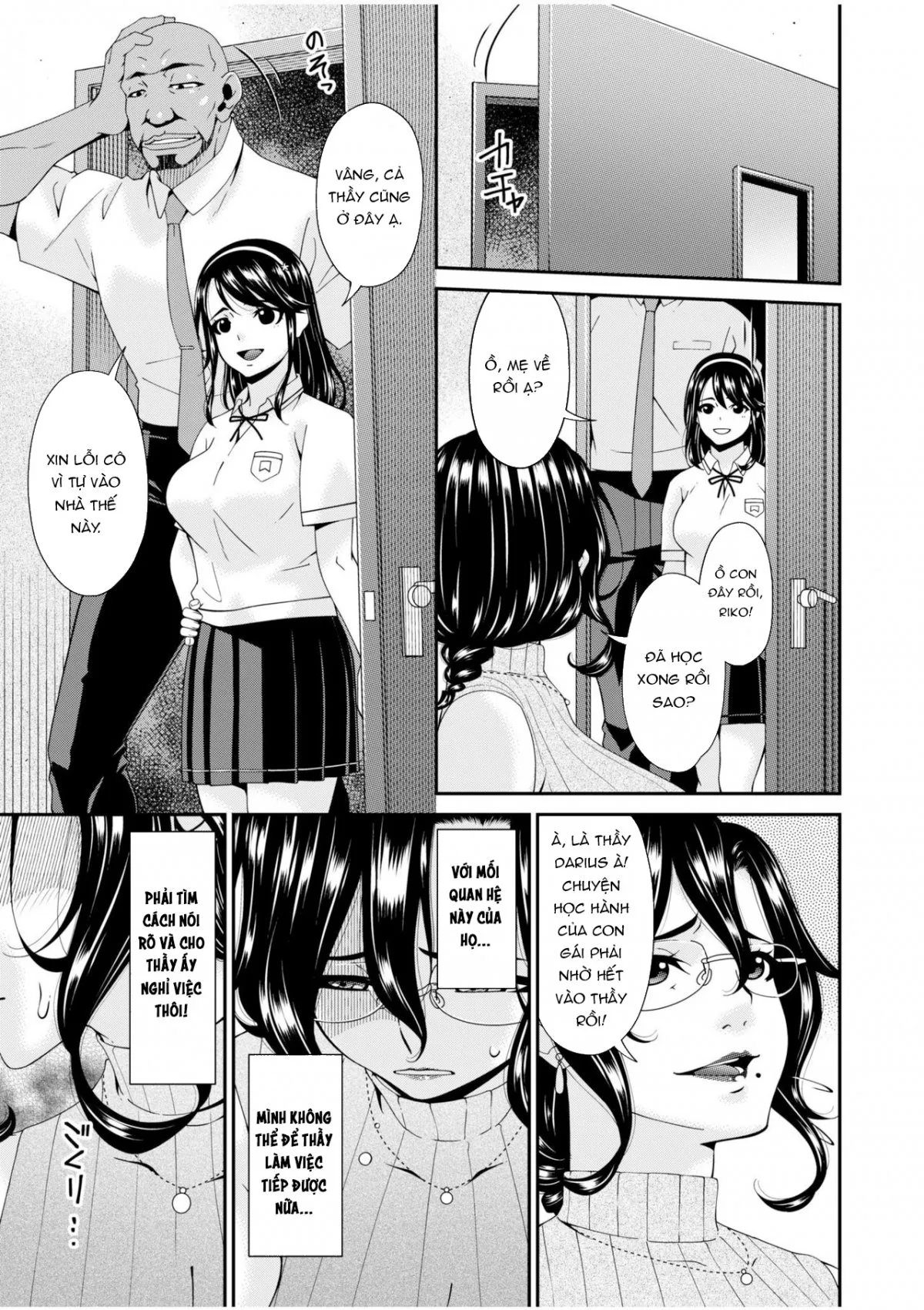 HentaiVN.net - Ảnh 5 - Haha to Tsuma o Yameru Toki - Chap 1