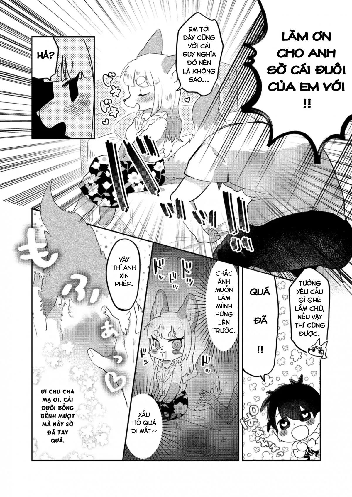 HentaiVN.net - Ảnh 8 - Anh muốn sờ đuôi của em - Oneshot
