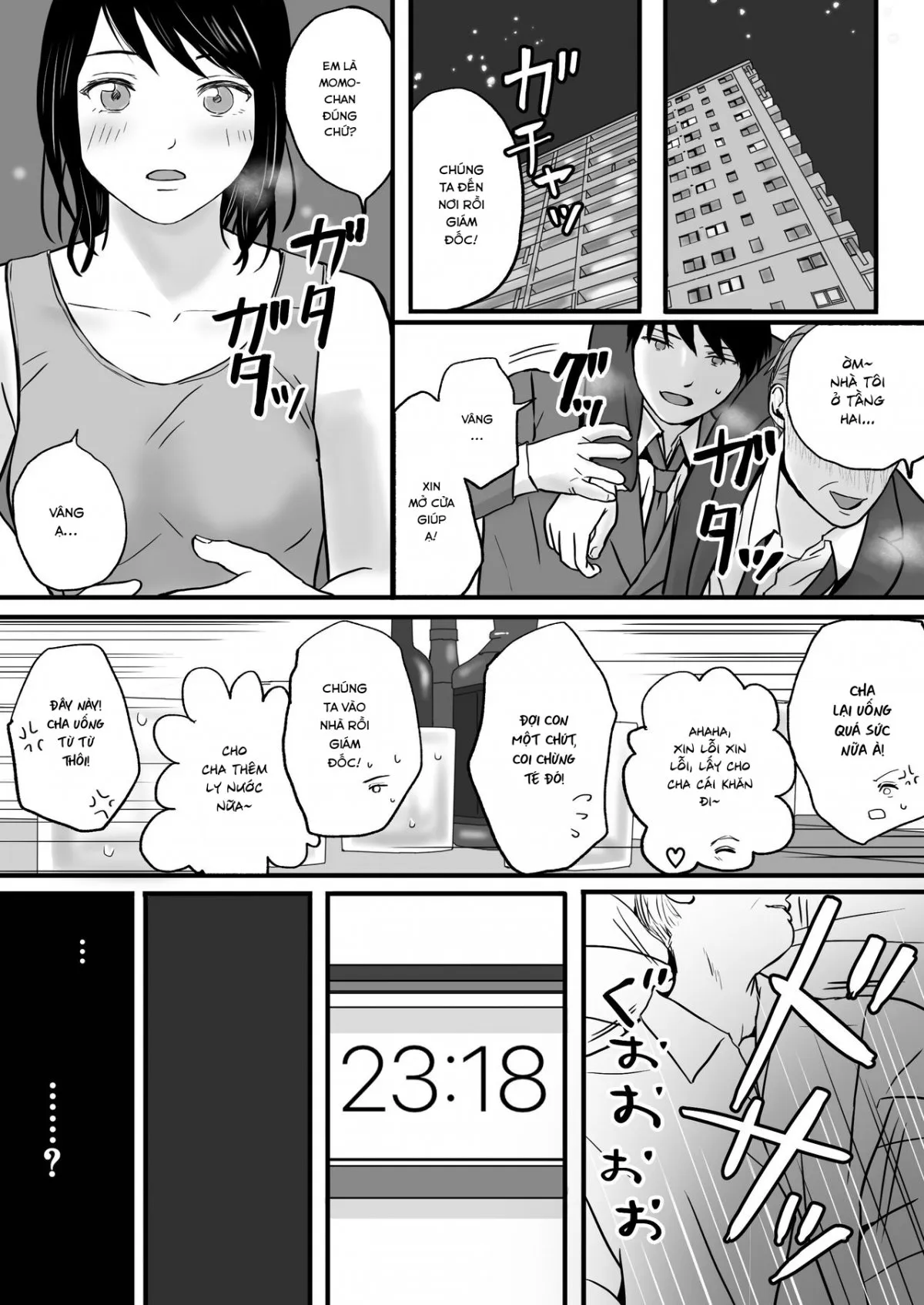 HentaiVN.net - Ảnh 10 - Cấp dưới của cha tôi lột trần tôi mỗi đêm - Chap 1