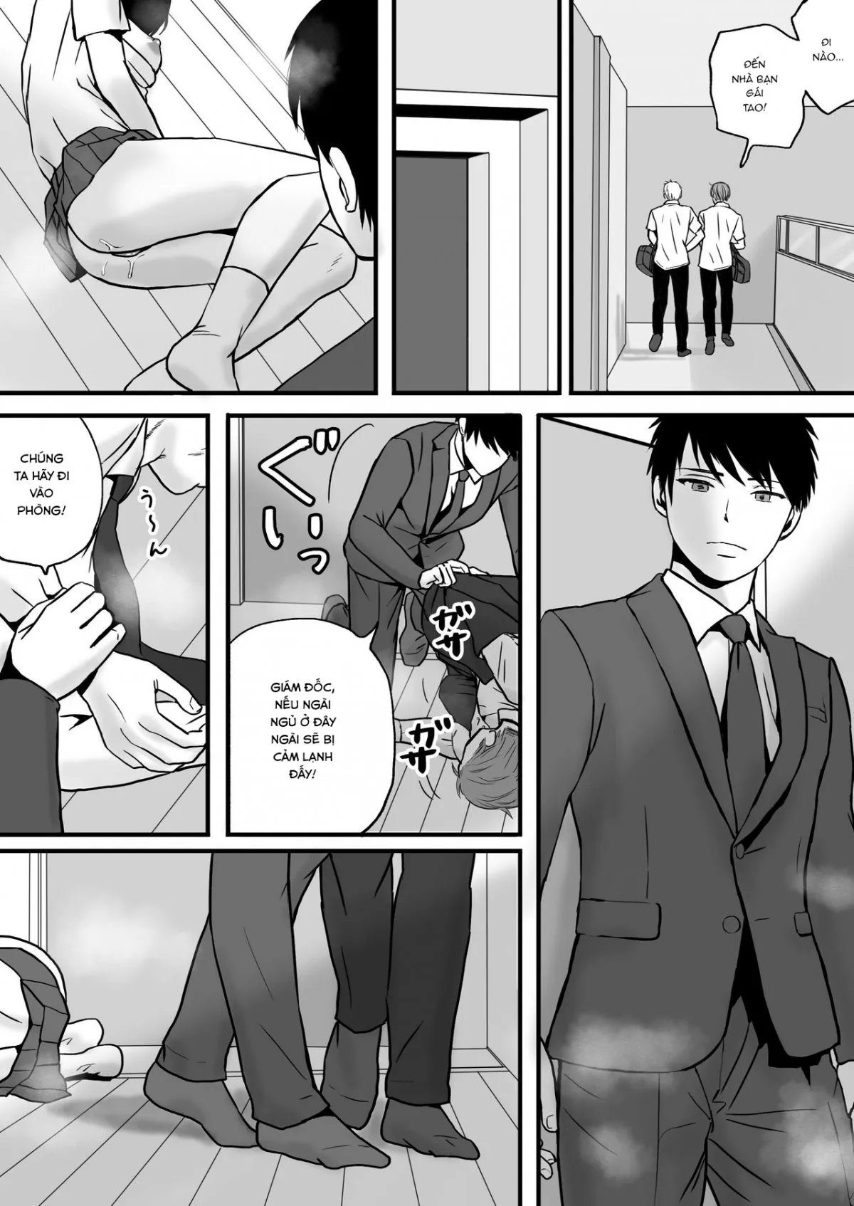 HentaiVN.net - Ảnh 5 - Cấp dưới của cha tôi lột trần tôi mỗi đêm - Chap 4