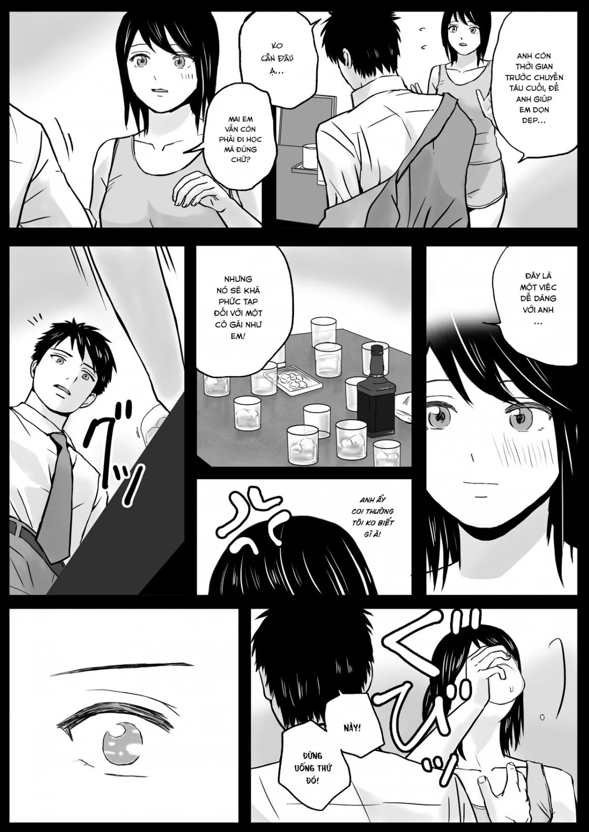 HentaiVN.net - Ảnh 9 - Cấp dưới của cha tôi lột trần tôi mỗi đêm - Chap 4