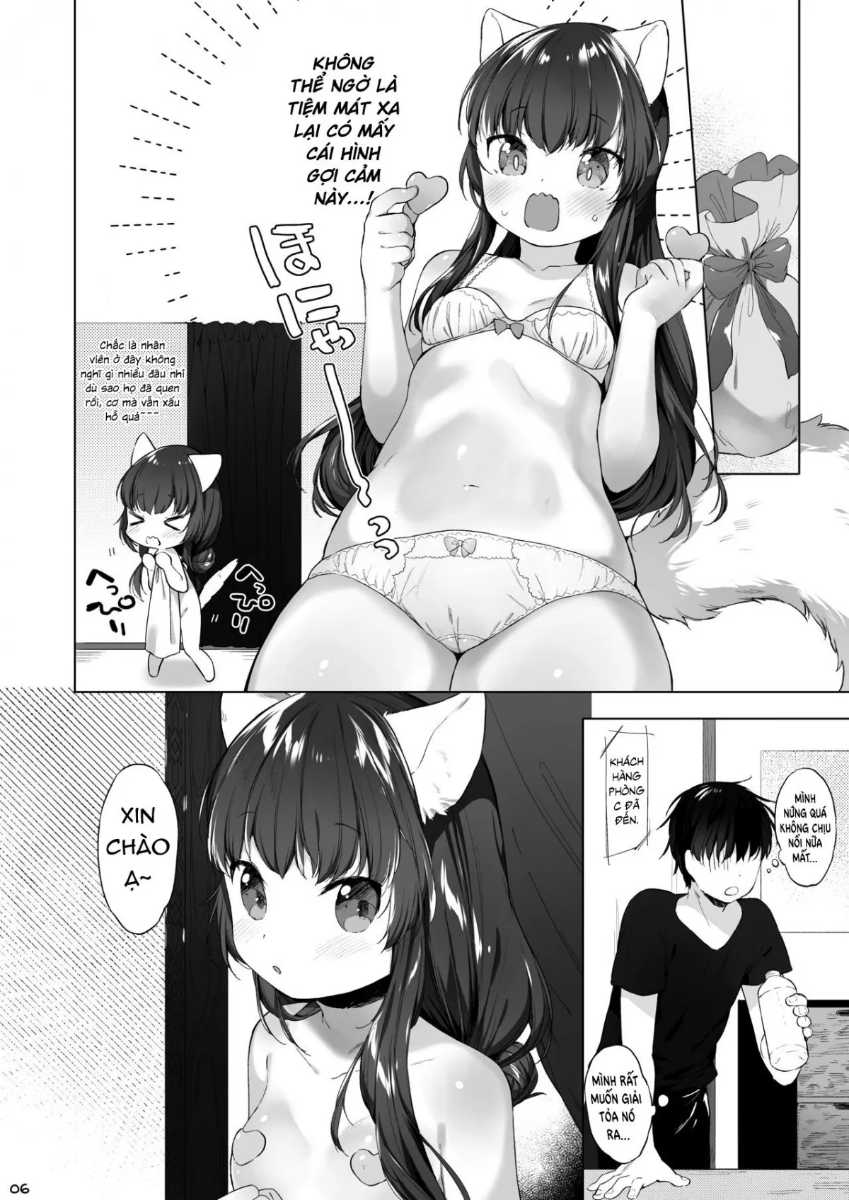 HentaiVN.net - Ảnh 11 - Bé mèo muốn được tan chảy. [Nekomimi-chan wa Toroketai] - Chap 1