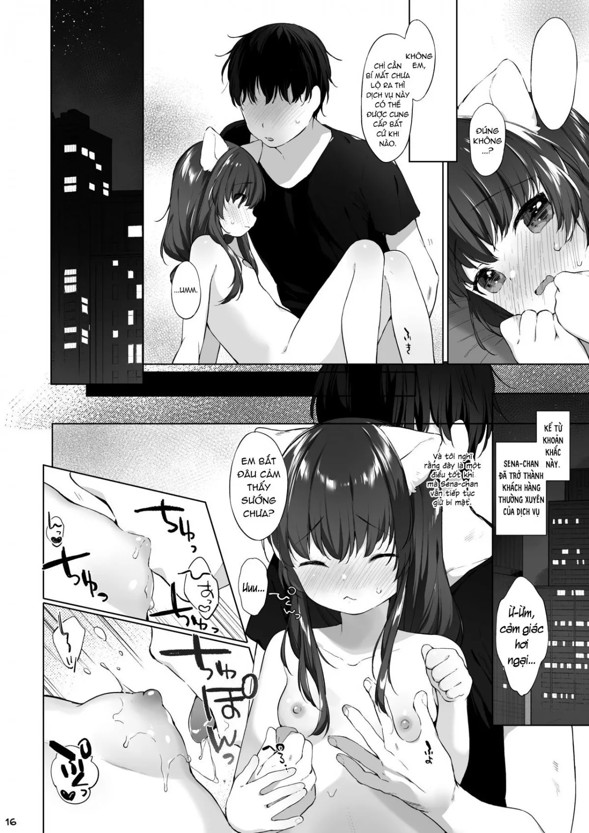 HentaiVN.net - Ảnh 21 - Bé mèo muốn được tan chảy. [Nekomimi-chan wa Toroketai] - Chap 1