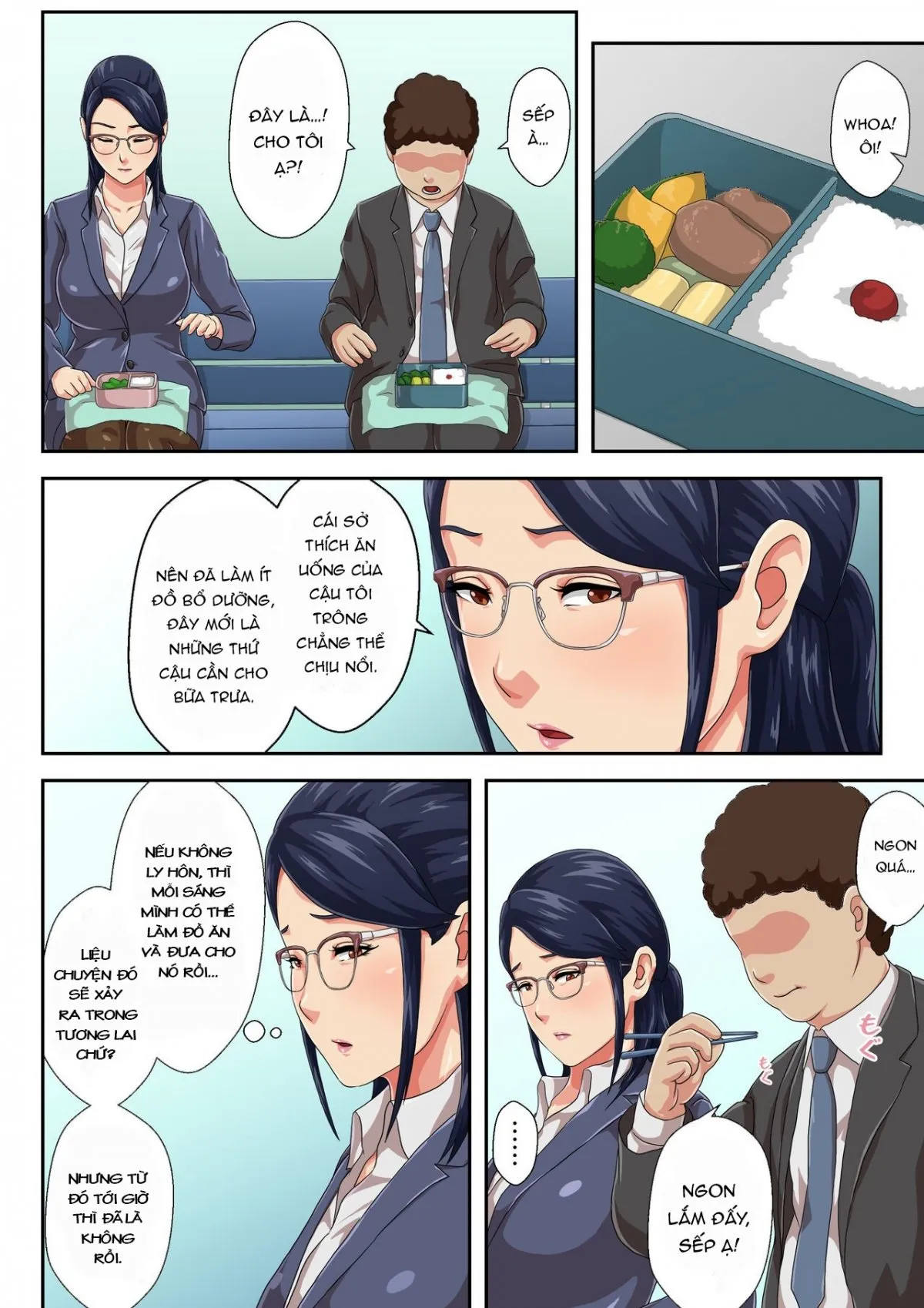 HentaiVN.net - Ảnh 10 - Female Boss is My Estranged Mother [Onnajoushi wa Ikiwakareta Haha] - Oneshot