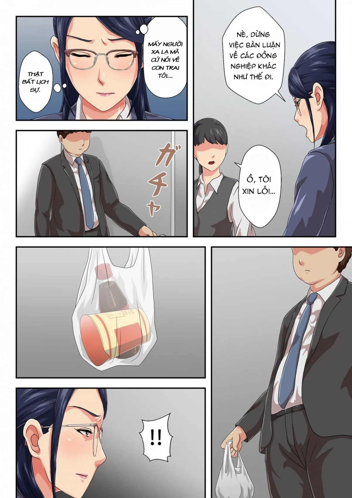HentaiVN.net - Ảnh 8 - Female Boss is My Estranged Mother [Onnajoushi wa Ikiwakareta Haha] - Oneshot