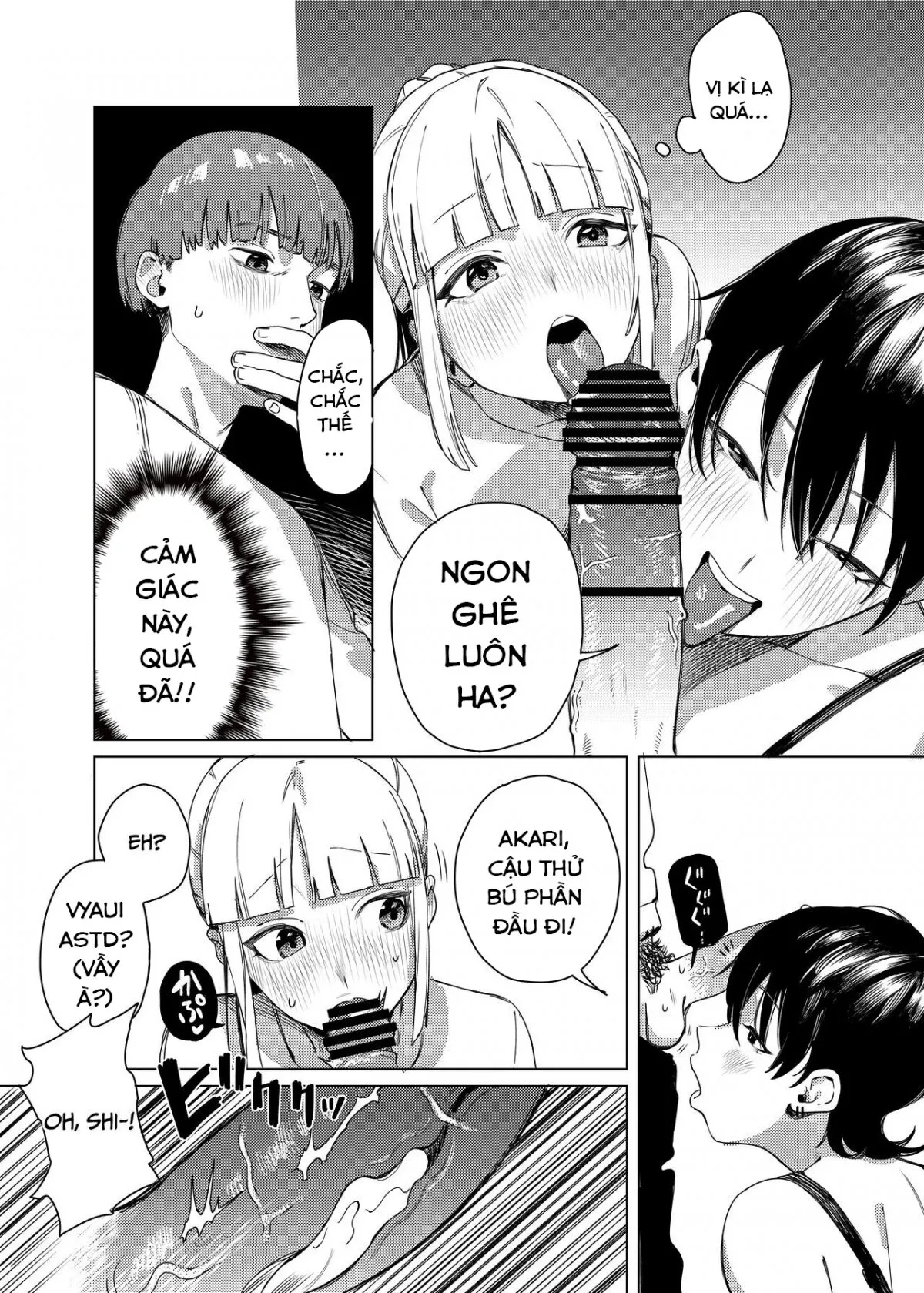 HentaiVN.net - Ảnh 11 - Kẹp giữa cặp Yuri. [Yuri ni Hasamaremashita.; Sandwiched By Yuri.] - Oneshot