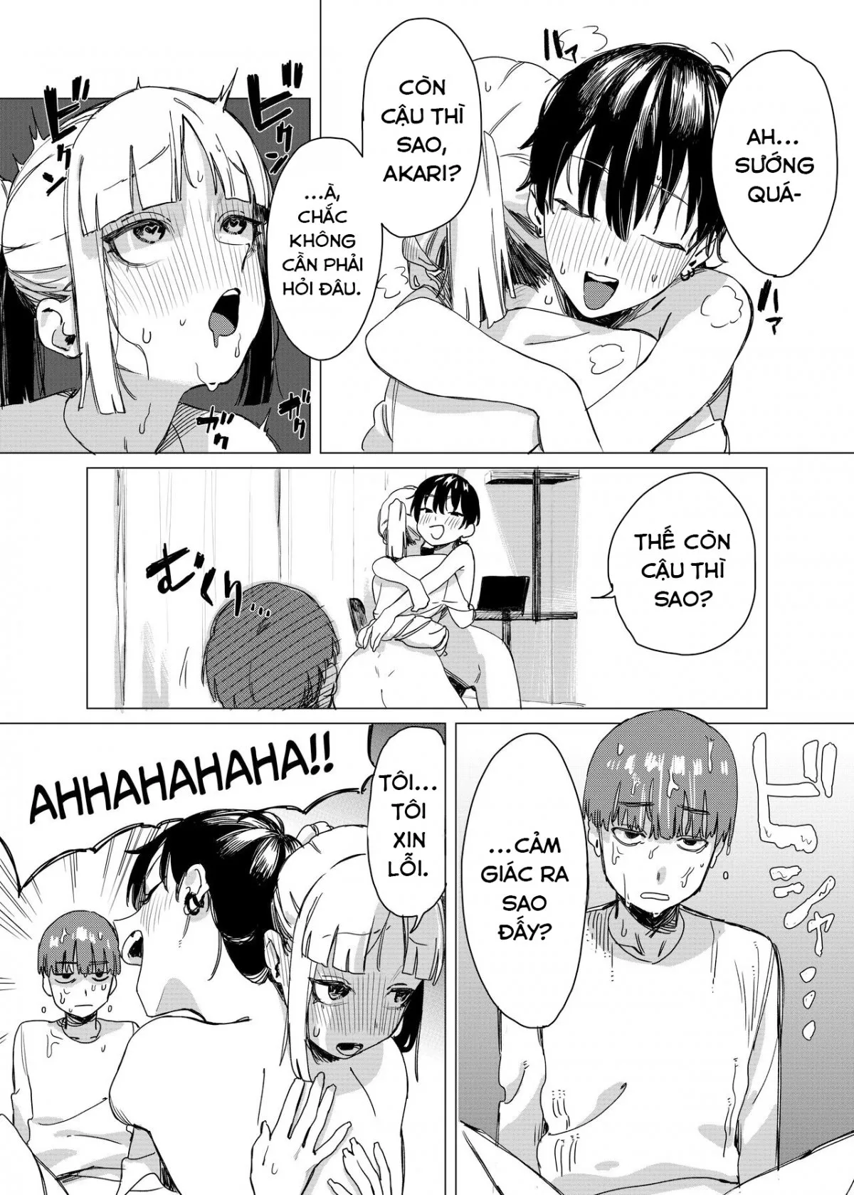 HentaiVN.net - Ảnh 19 - Kẹp giữa cặp Yuri. [Yuri ni Hasamaremashita.; Sandwiched By Yuri.] - Oneshot