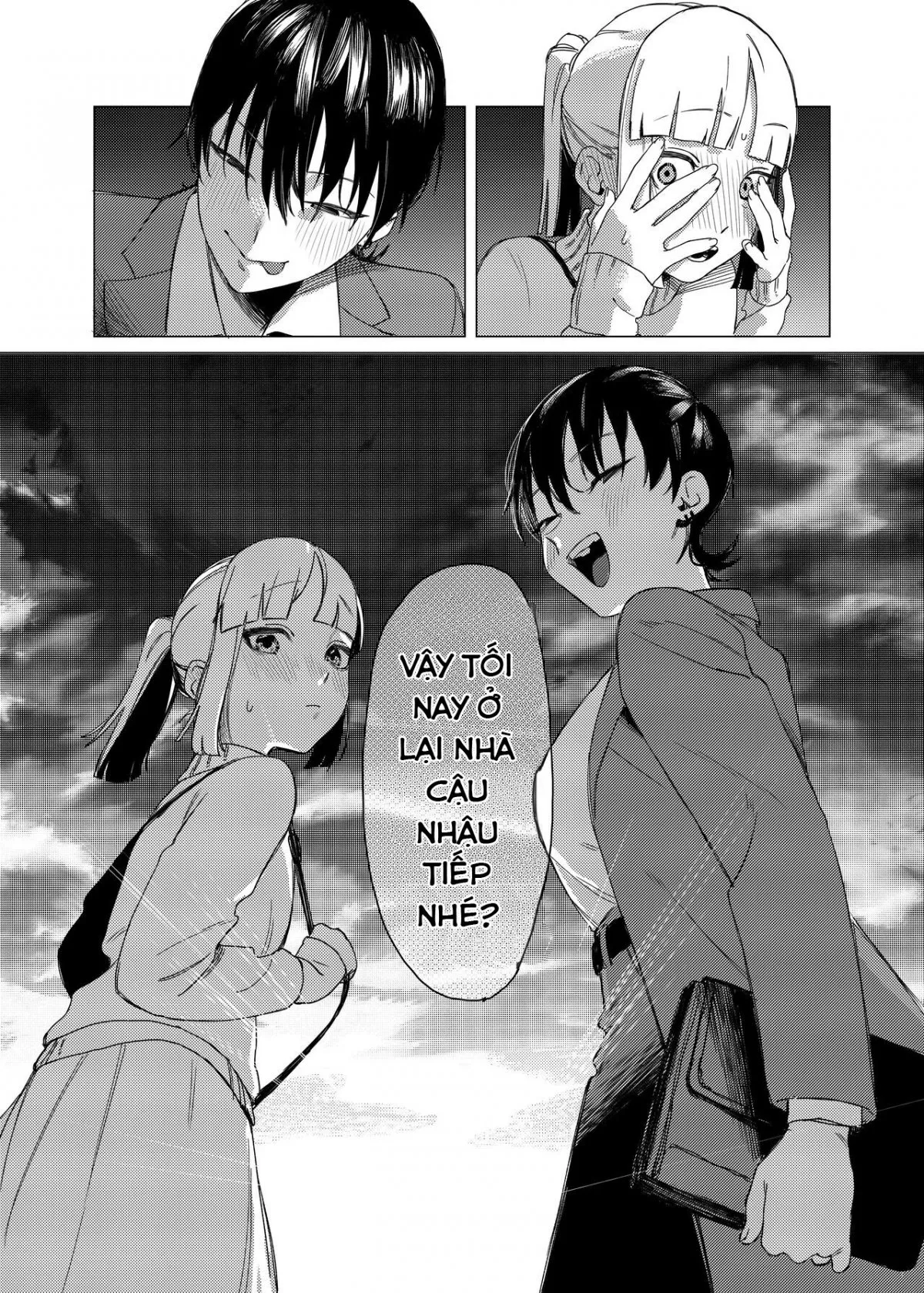 HentaiVN.net - Ảnh 33 - Kẹp giữa cặp Yuri. [Yuri ni Hasamaremashita.; Sandwiched By Yuri.] - Oneshot