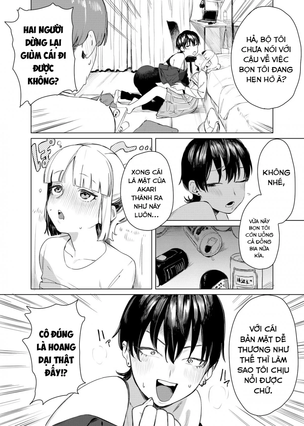 HentaiVN.net - Ảnh 6 - Kẹp giữa cặp Yuri. [Yuri ni Hasamaremashita.; Sandwiched By Yuri.] - Oneshot
