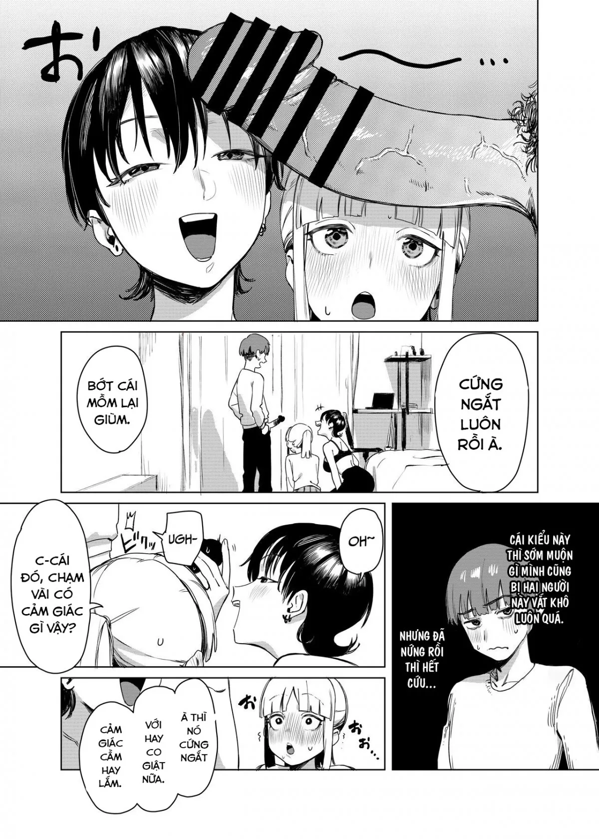 HentaiVN.net - Ảnh 8 - Kẹp giữa cặp Yuri. [Yuri ni Hasamaremashita.; Sandwiched By Yuri.] - Oneshot