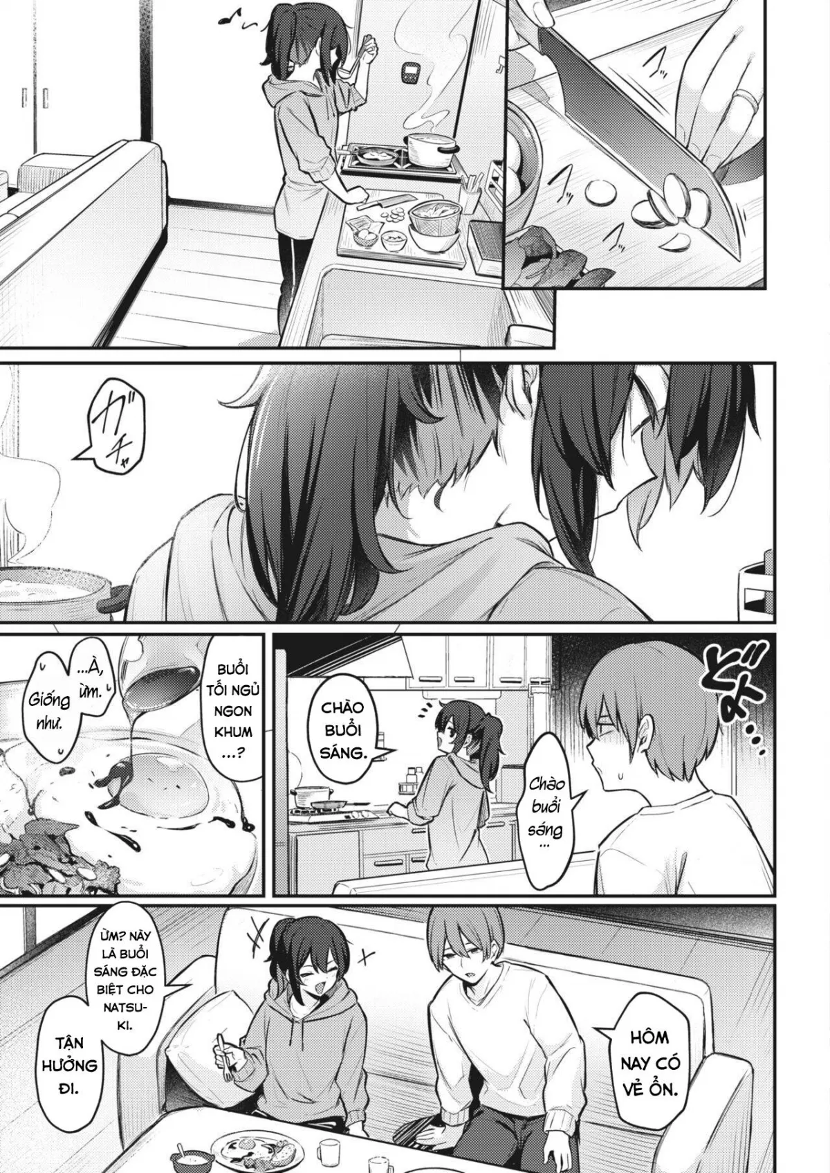HentaiVN.net - Ảnh 27 - Cho gái ở nhờ và bị gạ sếch [Oishiku Tabete Ageru kara ; I'll Happily Eat You Up] - Oneshot