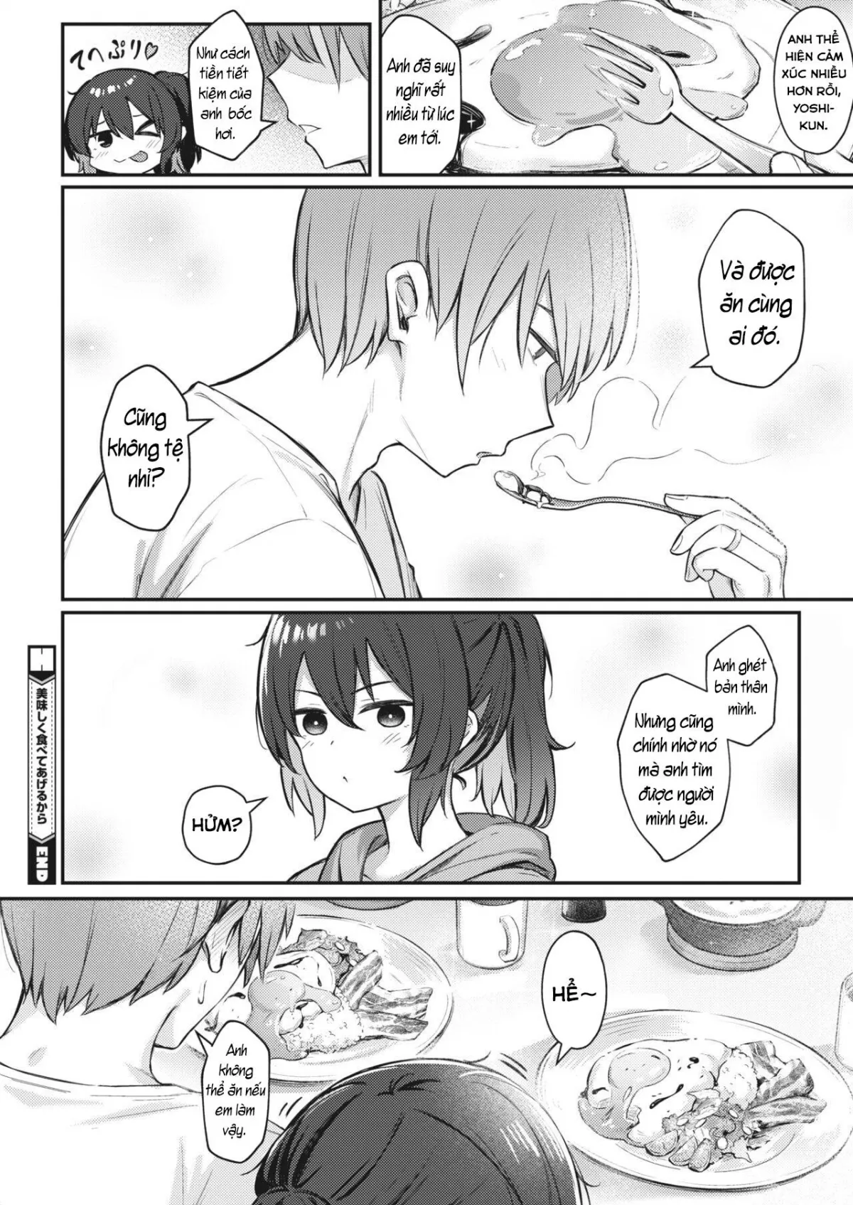 HentaiVN.net - Ảnh 28 - Cho gái ở nhờ và bị gạ sếch [Oishiku Tabete Ageru kara ; I'll Happily Eat You Up] - Oneshot