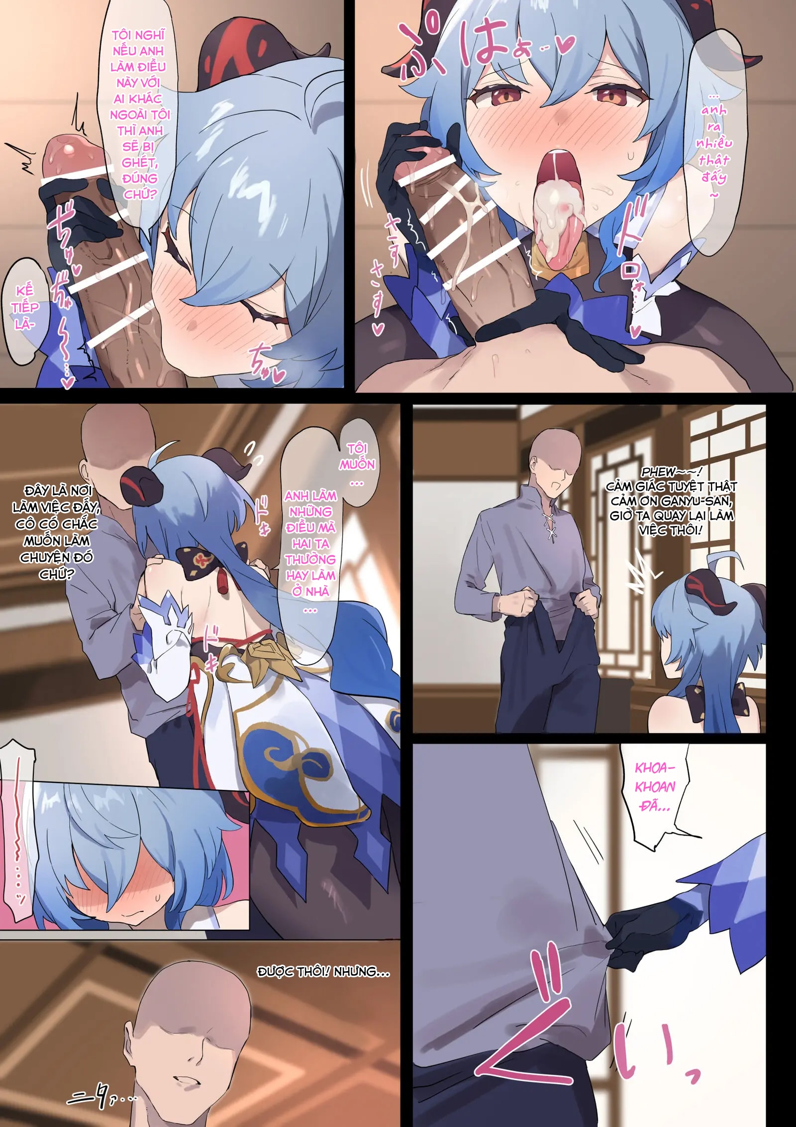 HentaiVN.net - Ảnh 3 - Ganyu No Ecchi Na Manga - Oneshot