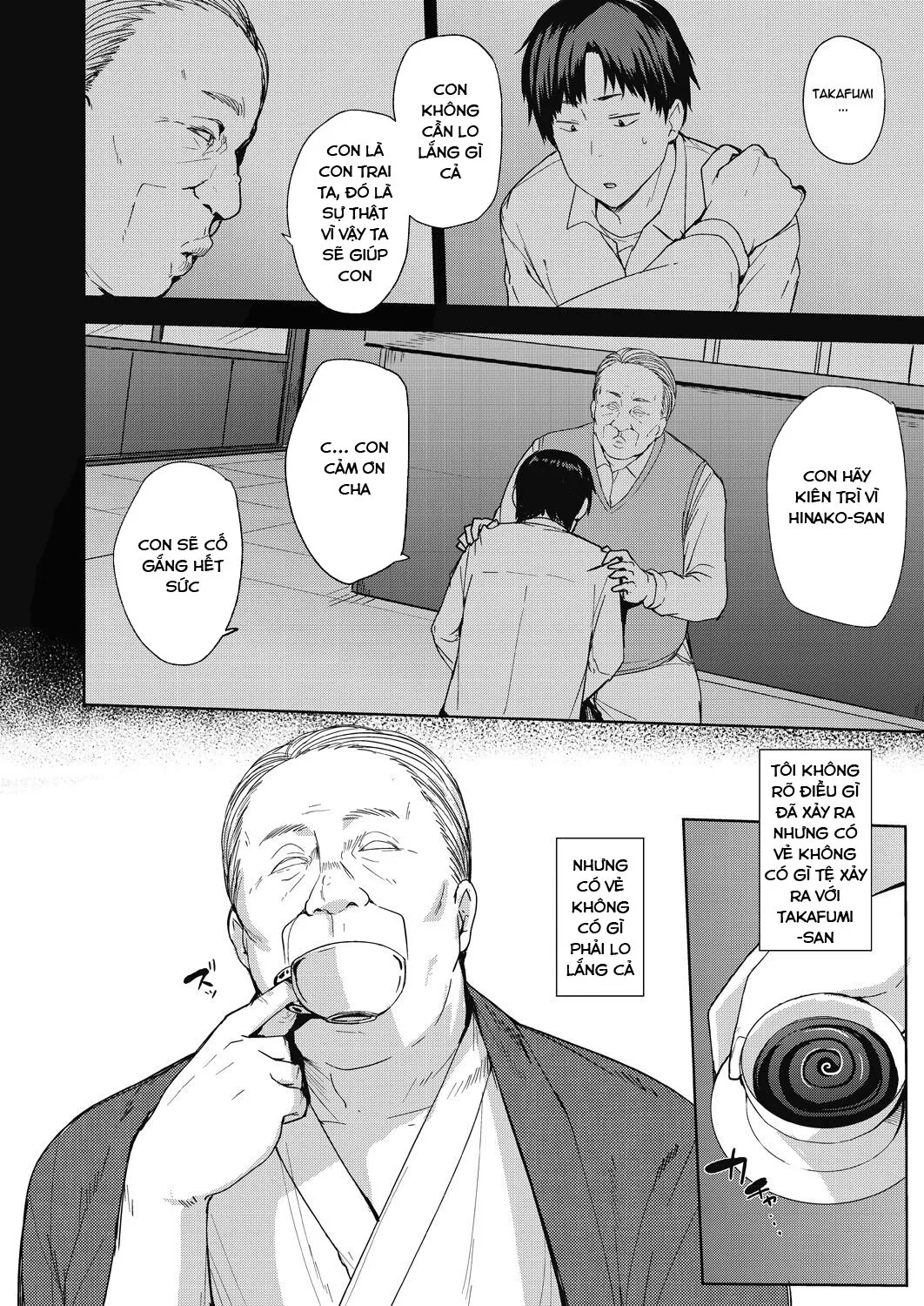 HentaiVN.net - Ảnh 4 - cha chồng và con dâu [Otto no Tame ni Dakaremasu, Embraced for her Husband's Sake, tất cả là vì chồng tôi] - Bắt đầu