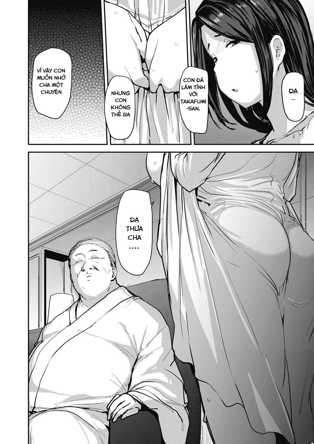 HentaiVN.net - Ảnh 12 - cha chồng và con dâu [Otto no Tame ni Dakaremasu, Embraced for her Husband's Sake, tất cả là vì chồng tôi] - Kết thúc