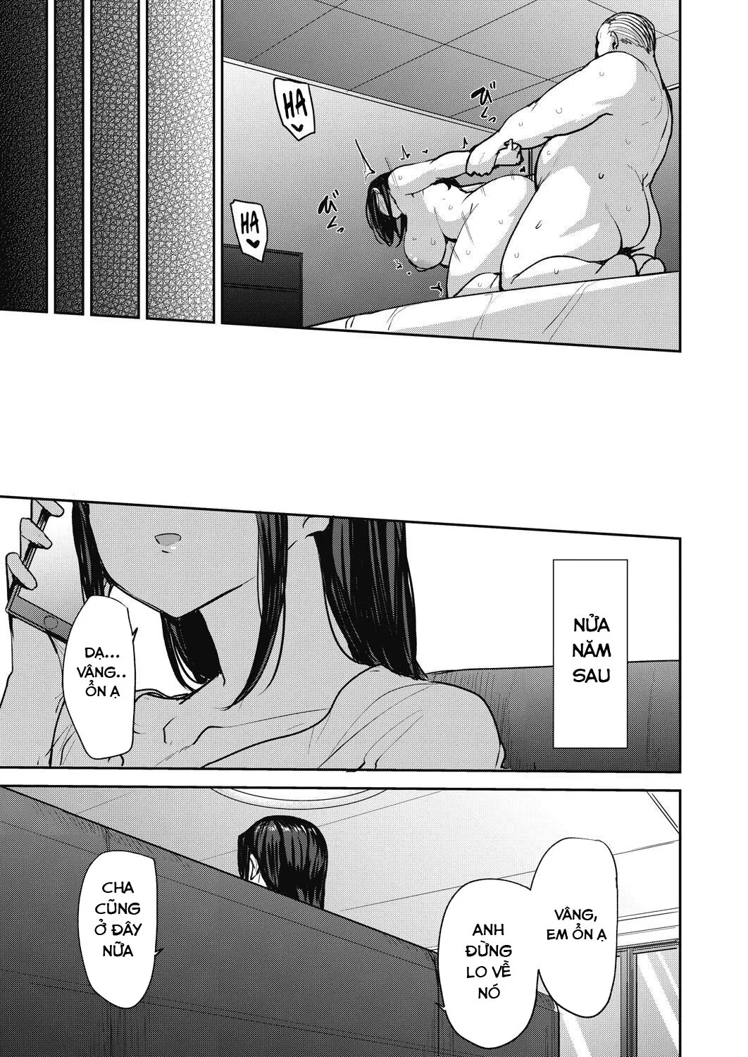 HentaiVN.net - Ảnh 23 - cha chồng và con dâu [Otto no Tame ni Dakaremasu, Embraced for her Husband's Sake, tất cả là vì chồng tôi] - Kết thúc