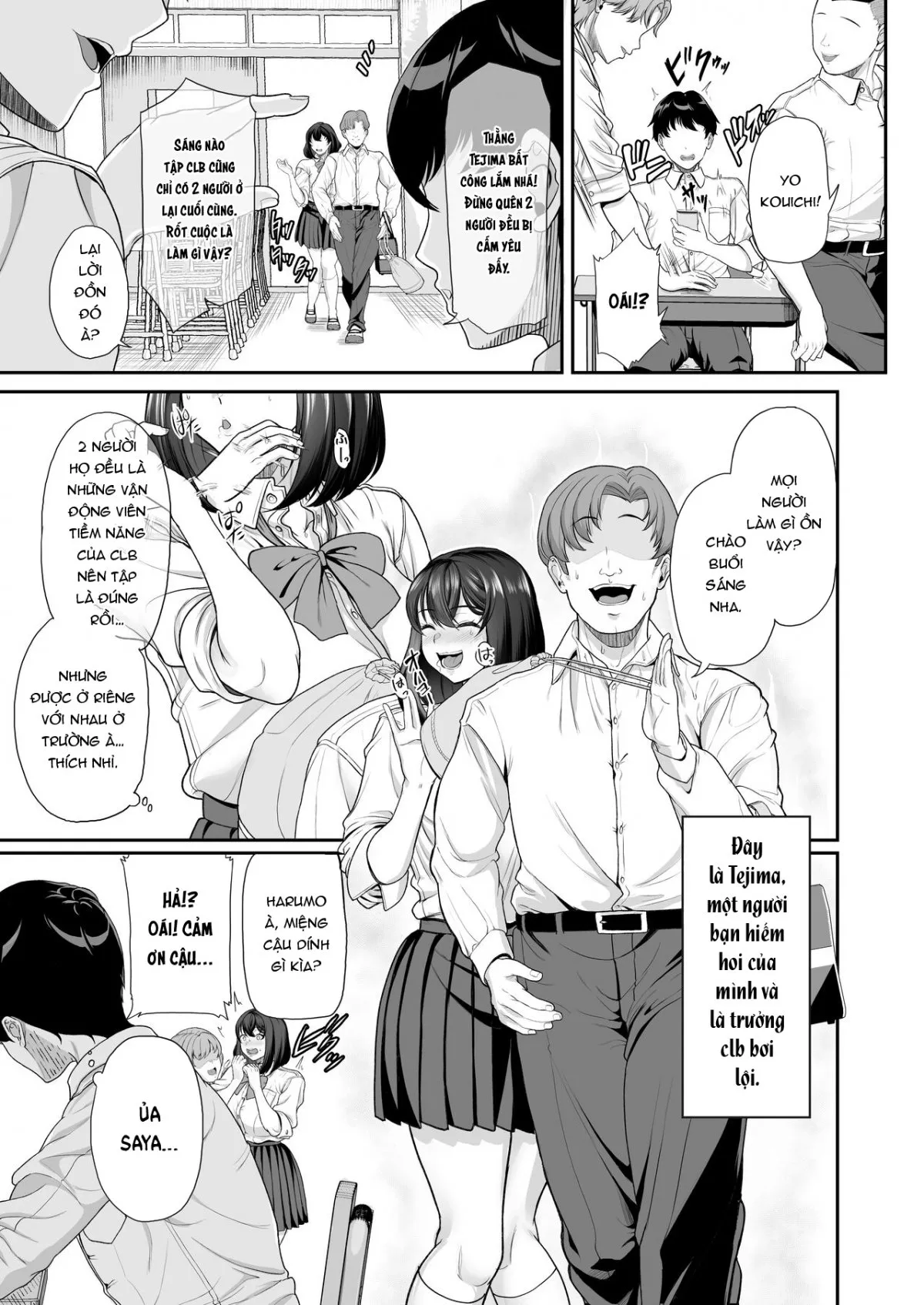HentaiVN.net - Ảnh 12 - Có thằng khác bơi với bạn gái tôi, bơi vào lồn! [Suieibu no Kanojo ga Aitsu o Kobamenaku Naru Katei] - Chap 1