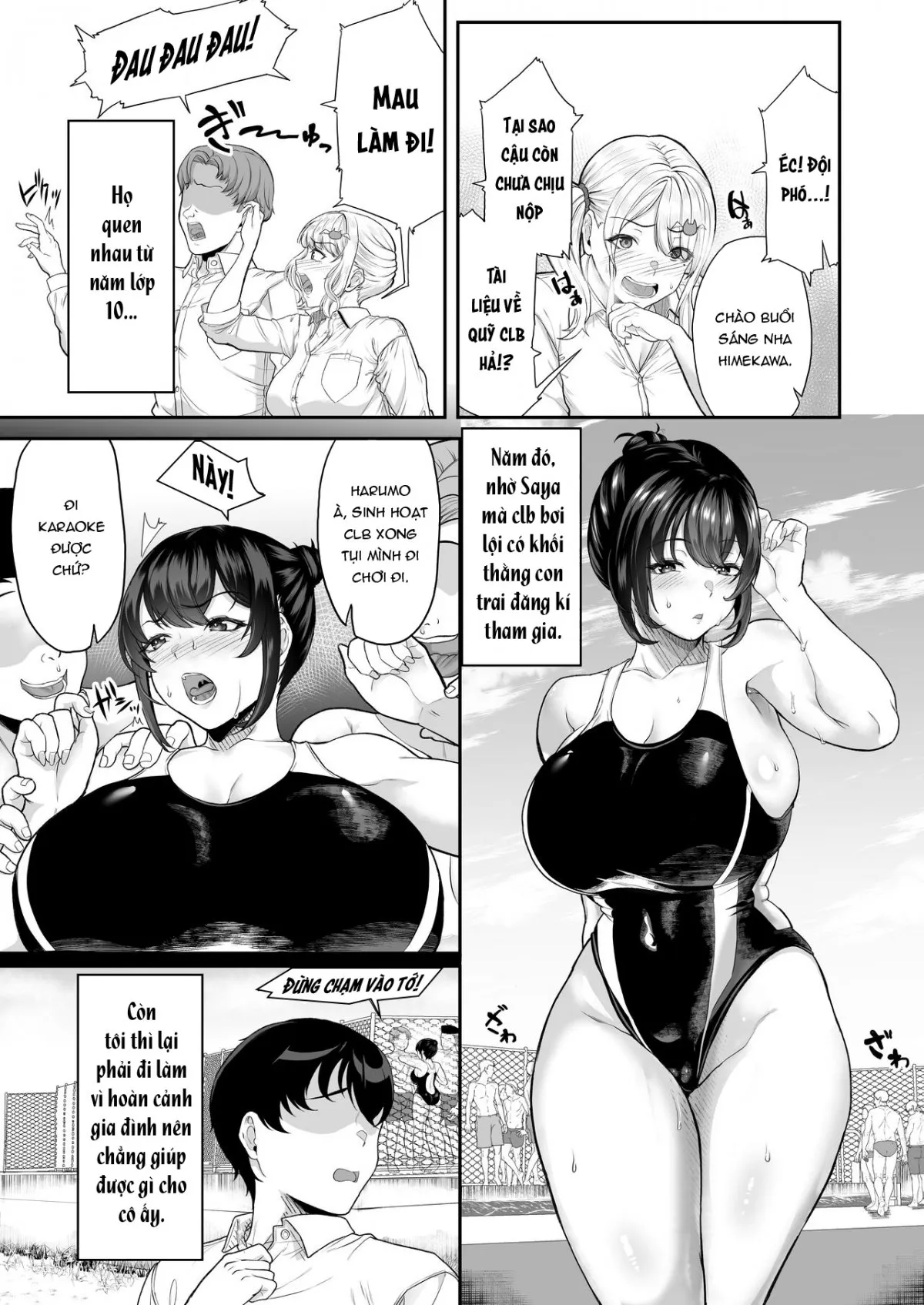 HentaiVN.net - Ảnh 14 - Có thằng khác bơi với bạn gái tôi, bơi vào lồn! [Suieibu no Kanojo ga Aitsu o Kobamenaku Naru Katei] - Chap 1