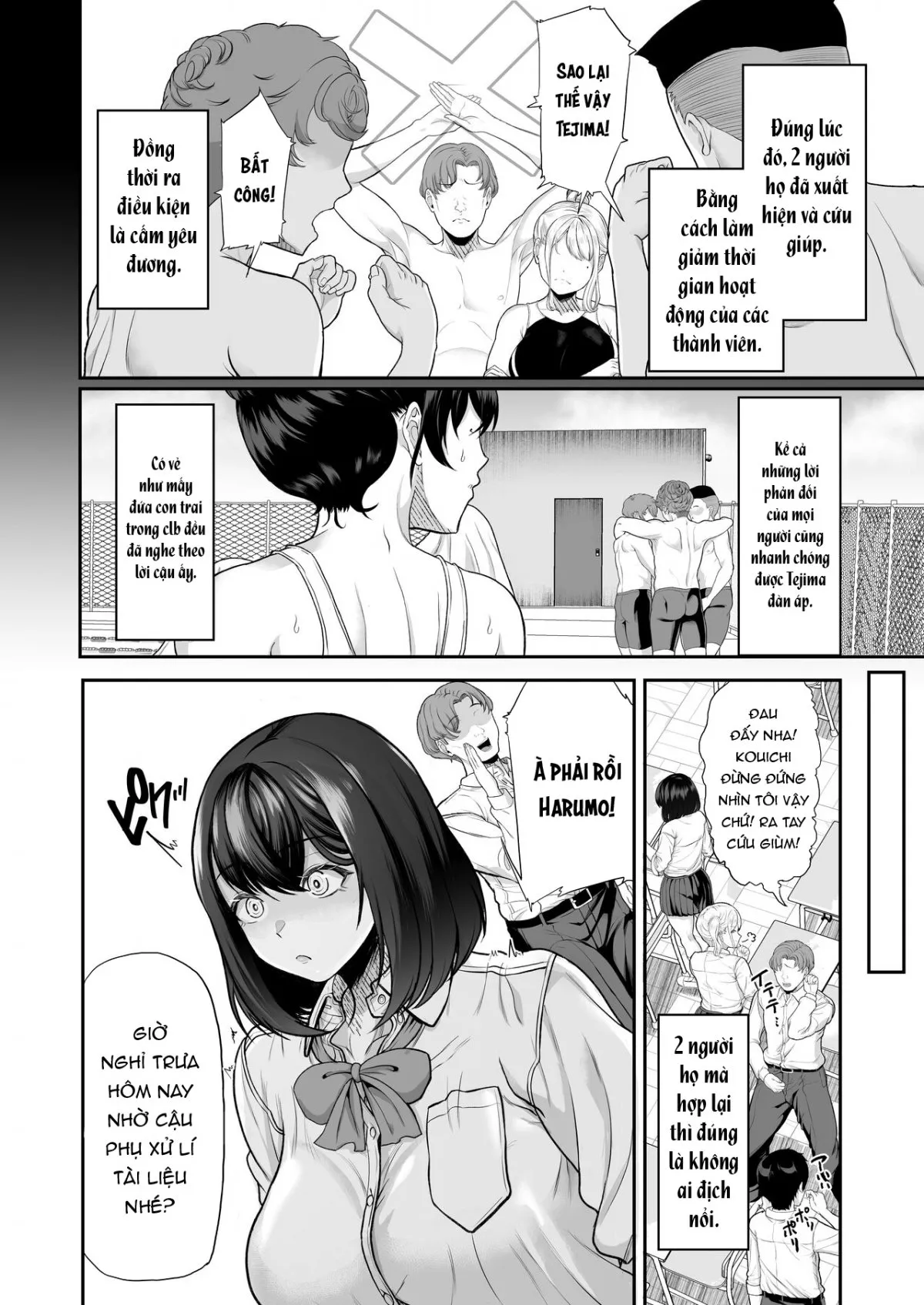 HentaiVN.net - Ảnh 15 - Có thằng khác bơi với bạn gái tôi, bơi vào lồn! [Suieibu no Kanojo ga Aitsu o Kobamenaku Naru Katei] - Chap 1