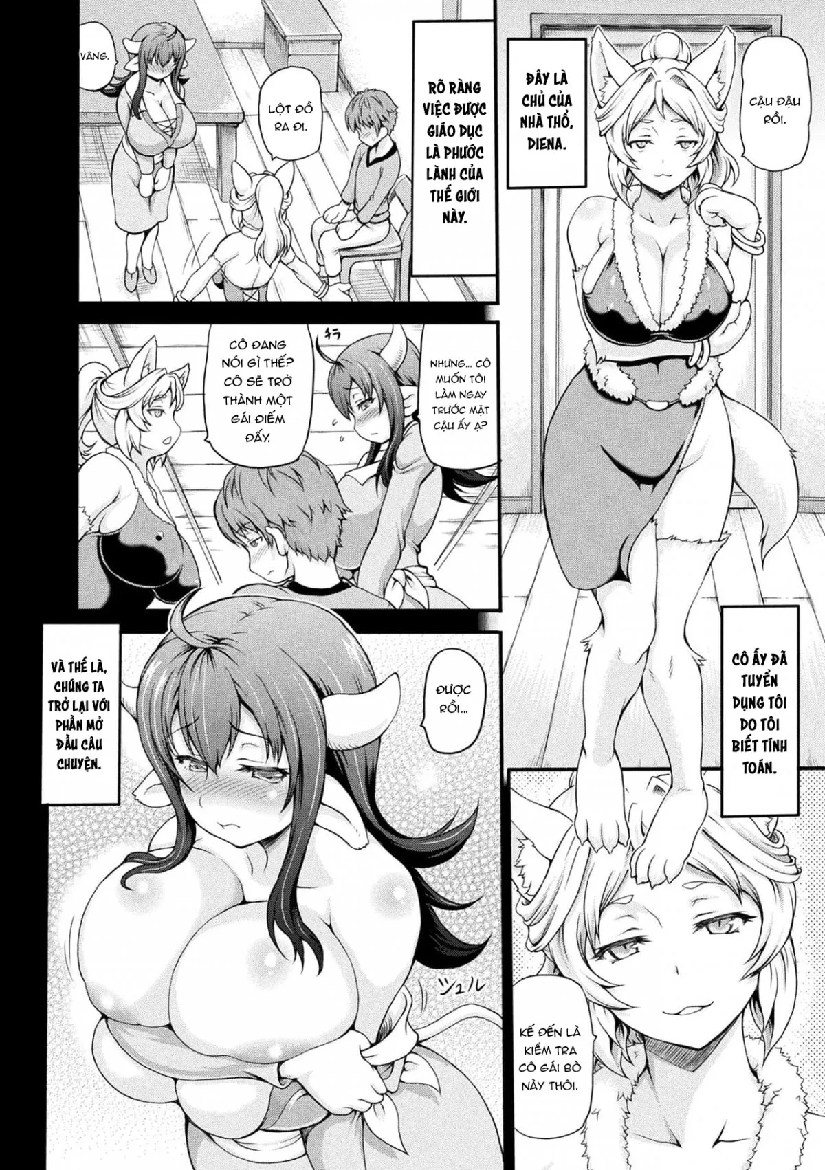 HentaiVN.net - Ảnh 9 - Isekai Shoukan - Brothel in Another World - Chap 1