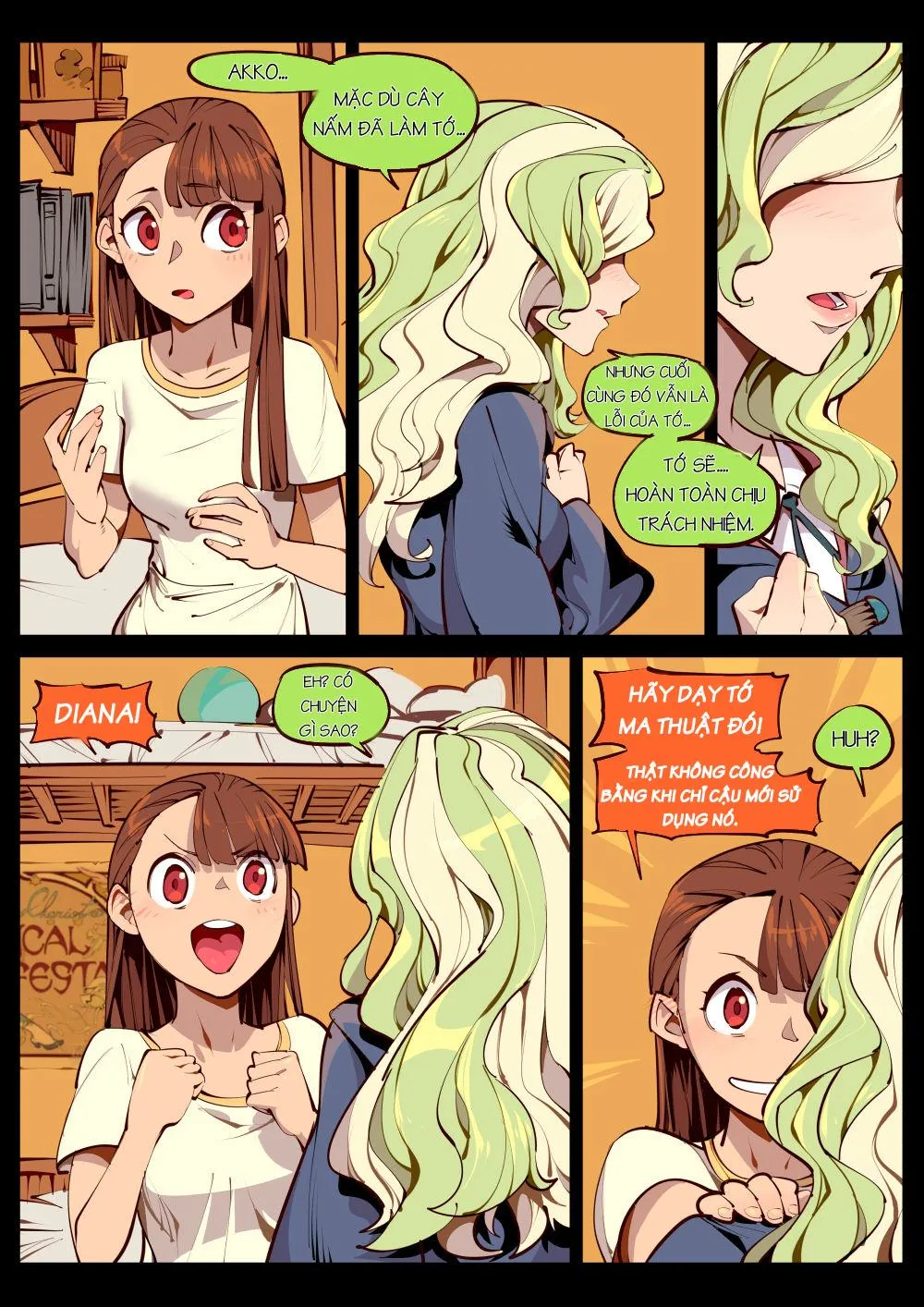 HentaiVN.net - Ảnh 22 - Little Witch Love (Little Witch Academia) [リトルウィッチの恋] - Oneshot