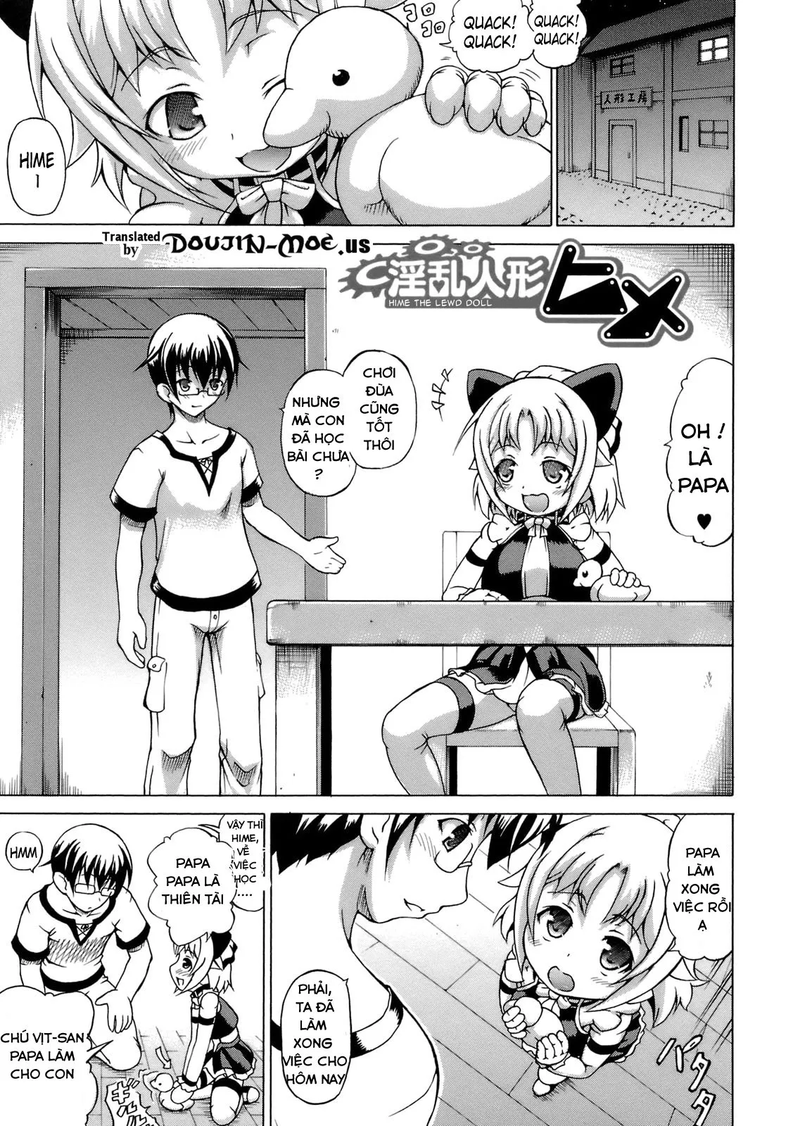 HentaiVN.net - Ảnh 3 - Hime The Lewd Doll - Chap 1
