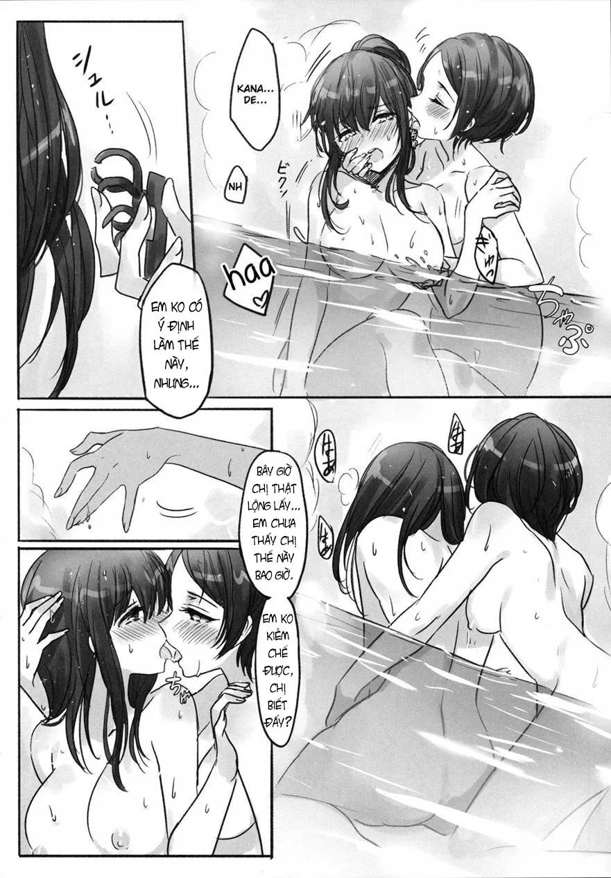 HentaiVN.net - Ảnh 10 - Kanade, Shall we take a bath? (The IdolMaster) [Kanade-san, Onsen Ni Issho Ni Hairimasenka] - OneShot