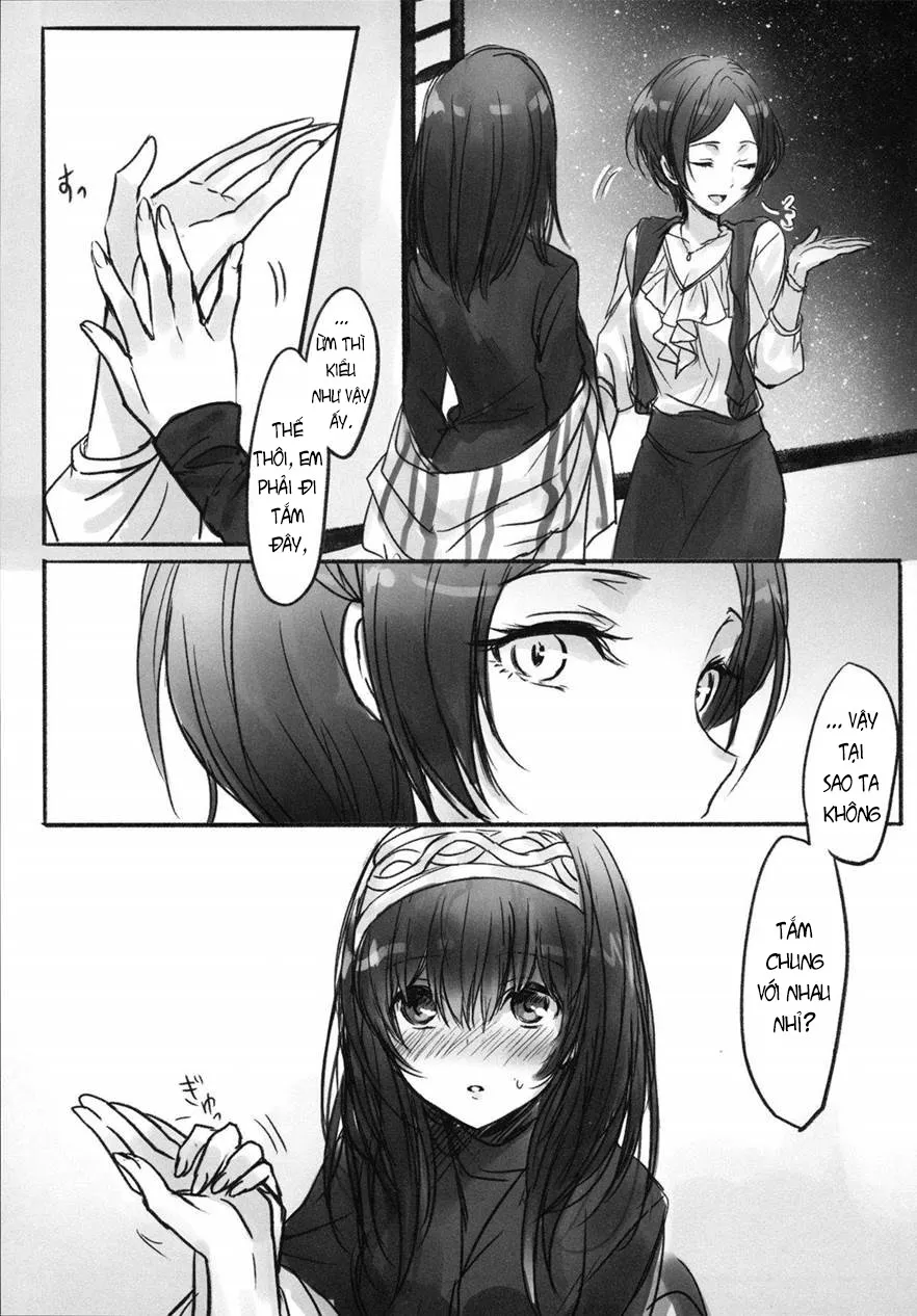 HentaiVN.net - Ảnh 5 - Kanade, Shall we take a bath? (The IdolMaster) [Kanade-san, Onsen Ni Issho Ni Hairimasenka] - OneShot