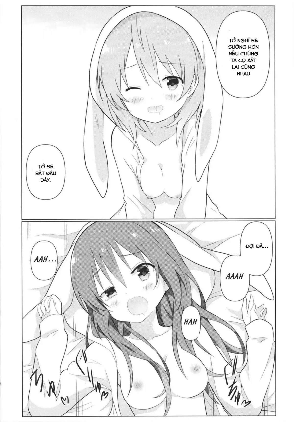 HentaiVN.net - Ảnh 17 - KokoRize de Yuri ni Mezameru Hon (Gochuumon wa Usagi desu ka?) - Oneshot