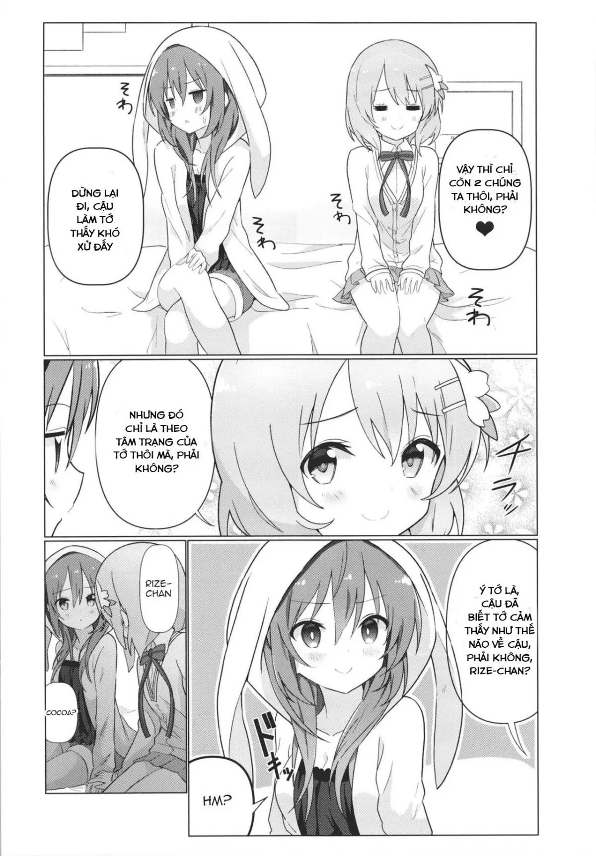 HentaiVN.net - Ảnh 5 - KokoRize de Yuri ni Mezameru Hon (Gochuumon wa Usagi desu ka?) - Oneshot