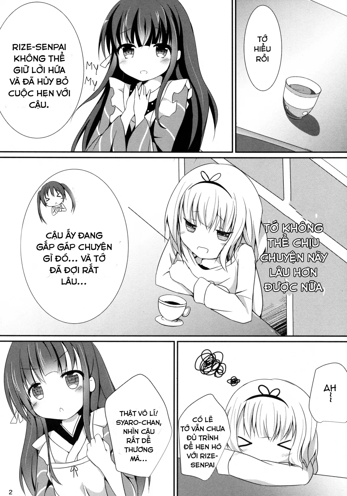 HentaiVN.net - Ảnh 3 - Friends-Friend-Friends (Gochuumon wa Usagi desu ka?) - Oneshot