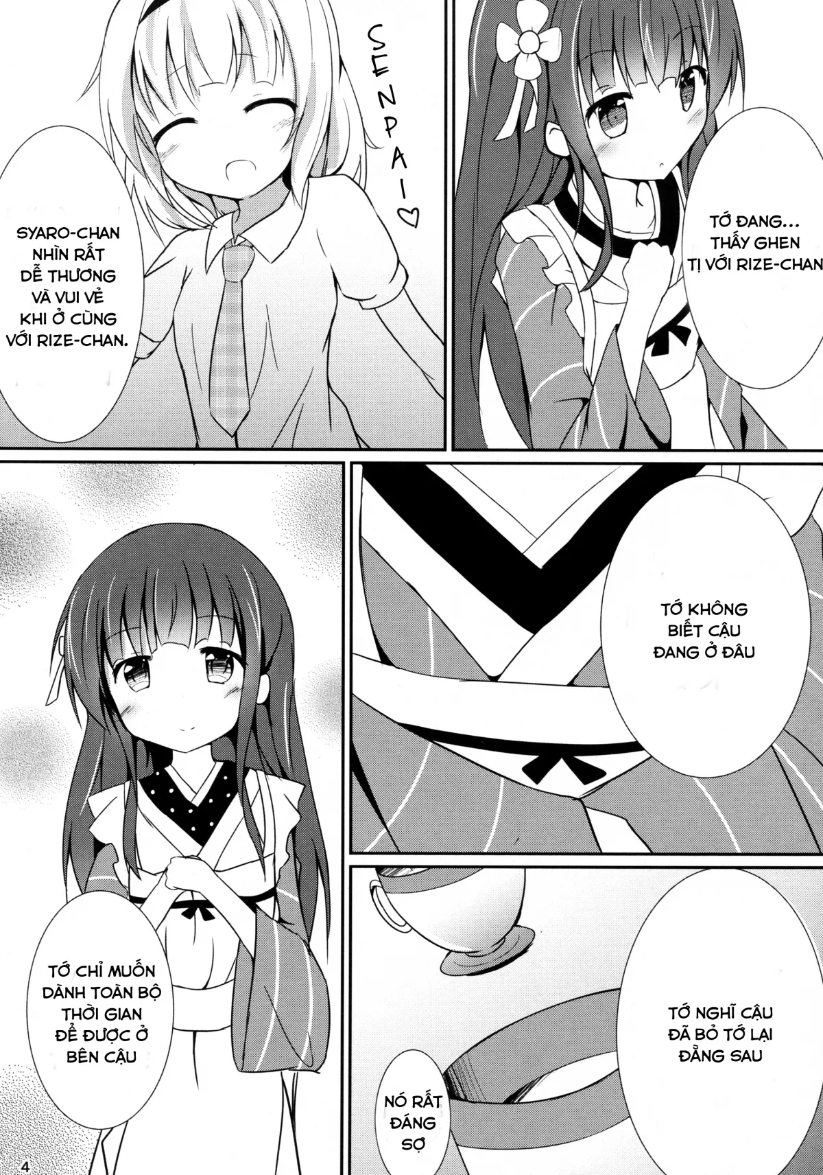 HentaiVN.net - Ảnh 5 - Friends-Friend-Friends (Gochuumon wa Usagi desu ka?) - Oneshot