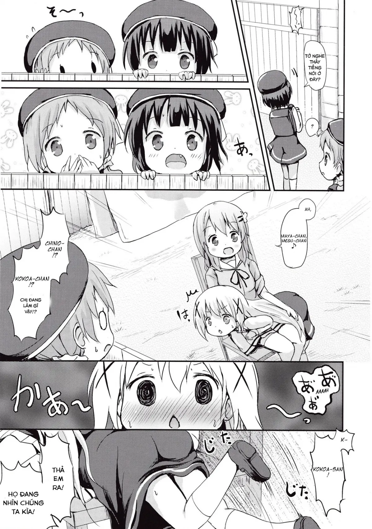 HentaiVN.net - Ảnh 11 - Moshikashite, Chino-chan Onesho Shichatta no?? (Gochuumon wa Usagi desu ka?) - Oneshot