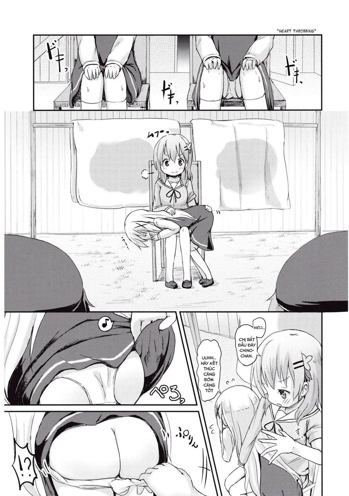 HentaiVN.net - Ảnh 13 - Moshikashite, Chino-chan Onesho Shichatta no?? (Gochuumon wa Usagi desu ka?) - Oneshot