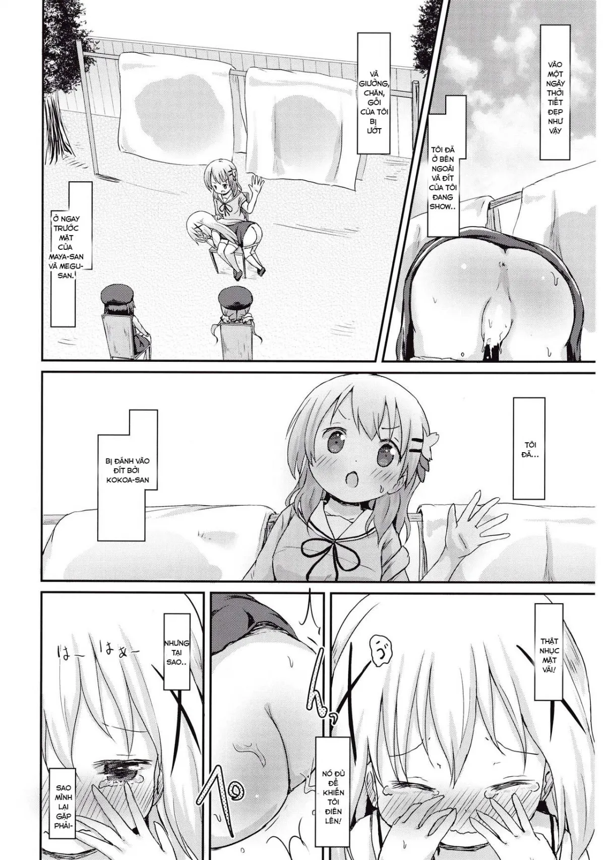 HentaiVN.net - Ảnh 18 - Moshikashite, Chino-chan Onesho Shichatta no?? (Gochuumon wa Usagi desu ka?) - Oneshot