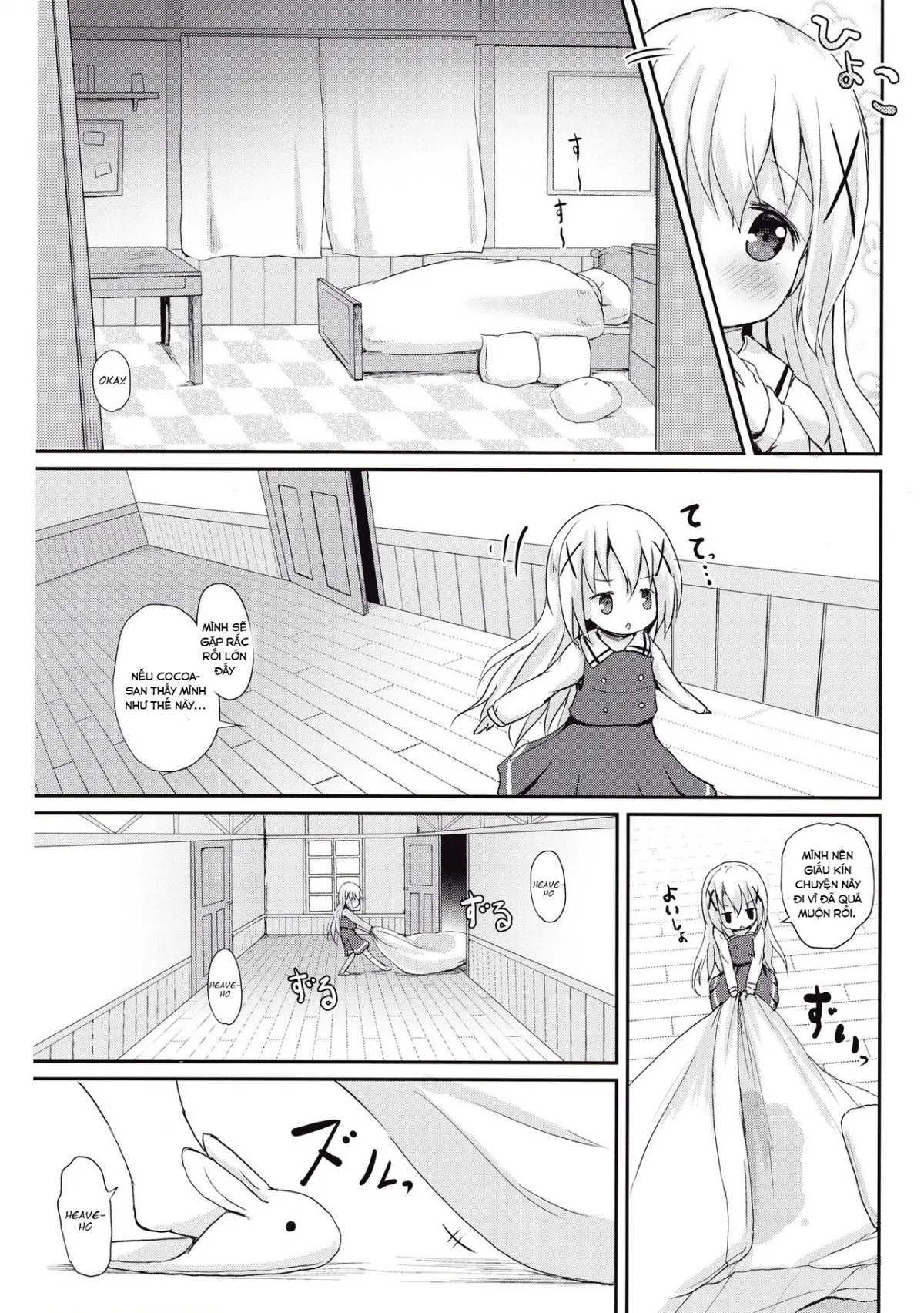 HentaiVN.net - Ảnh 5 - Moshikashite, Chino-chan Onesho Shichatta no?? (Gochuumon wa Usagi desu ka?) - Oneshot