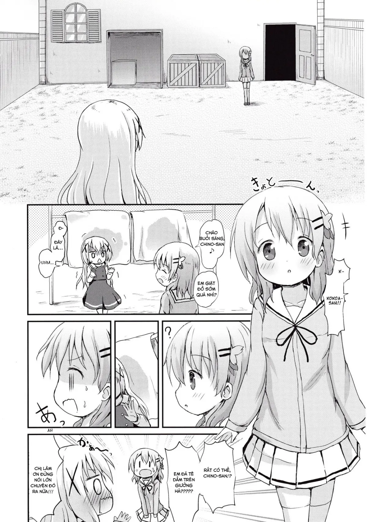 HentaiVN.net - Ảnh 8 - Moshikashite, Chino-chan Onesho Shichatta no?? (Gochuumon wa Usagi desu ka?) - Oneshot